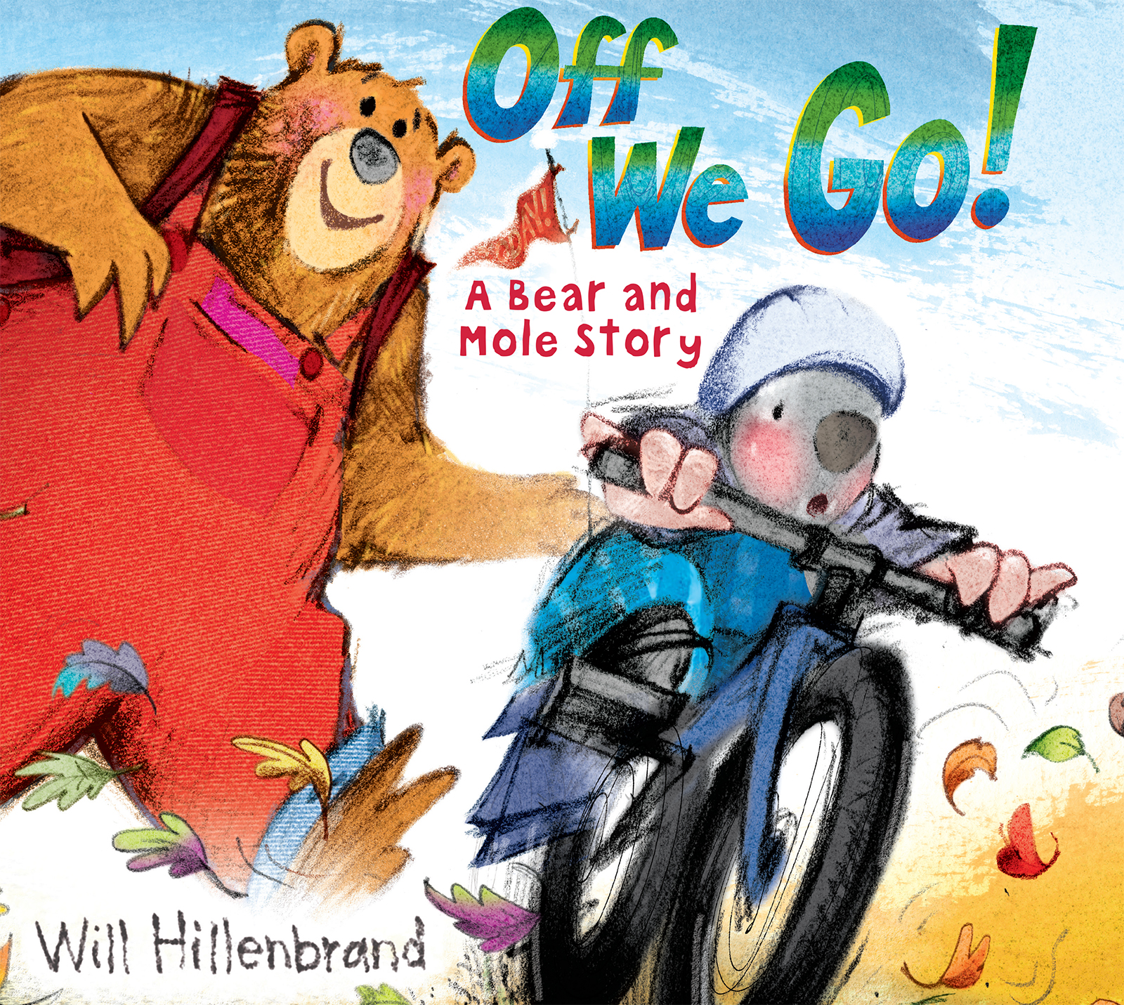 Cover image for Off We Go! [electronic resource] : A Bear and Mole Story