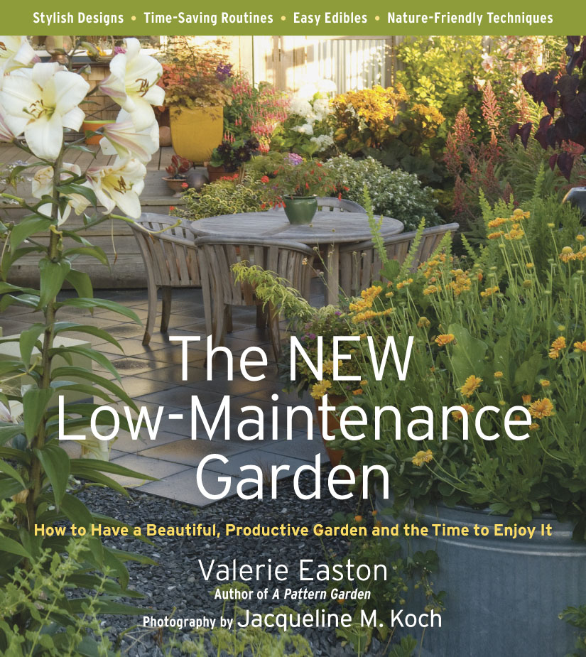 The new low-maintenance garden how to have a beautiful, productive garden and the time to enjoy it cover image