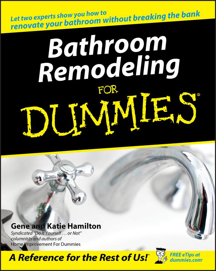 Bathroom remodeling for dummies cover image