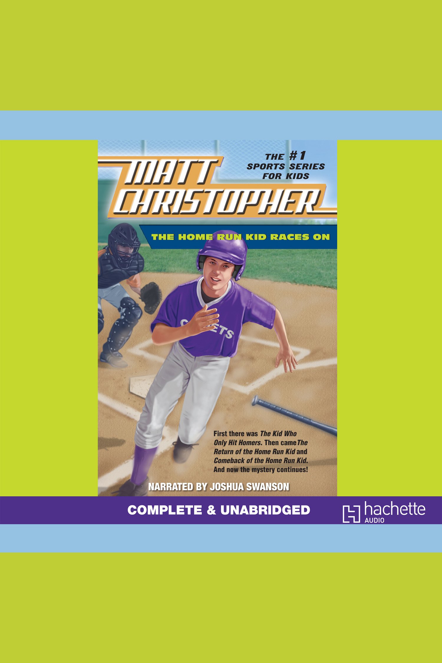 The home run kid races on cover image