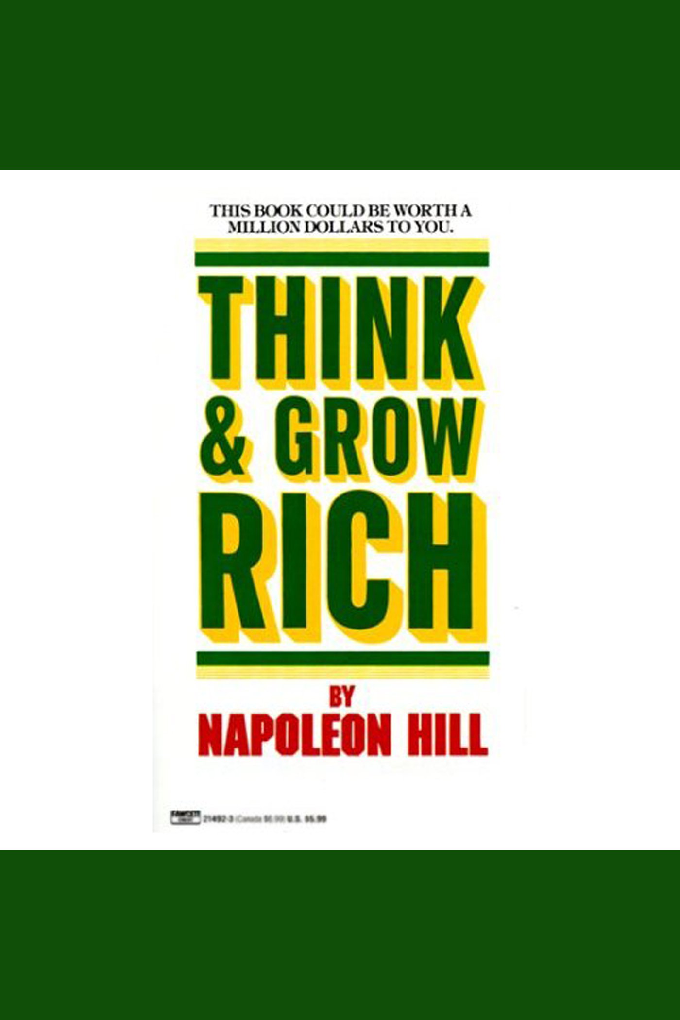 Cover image for Think and Grow Rich [electronic resource] :