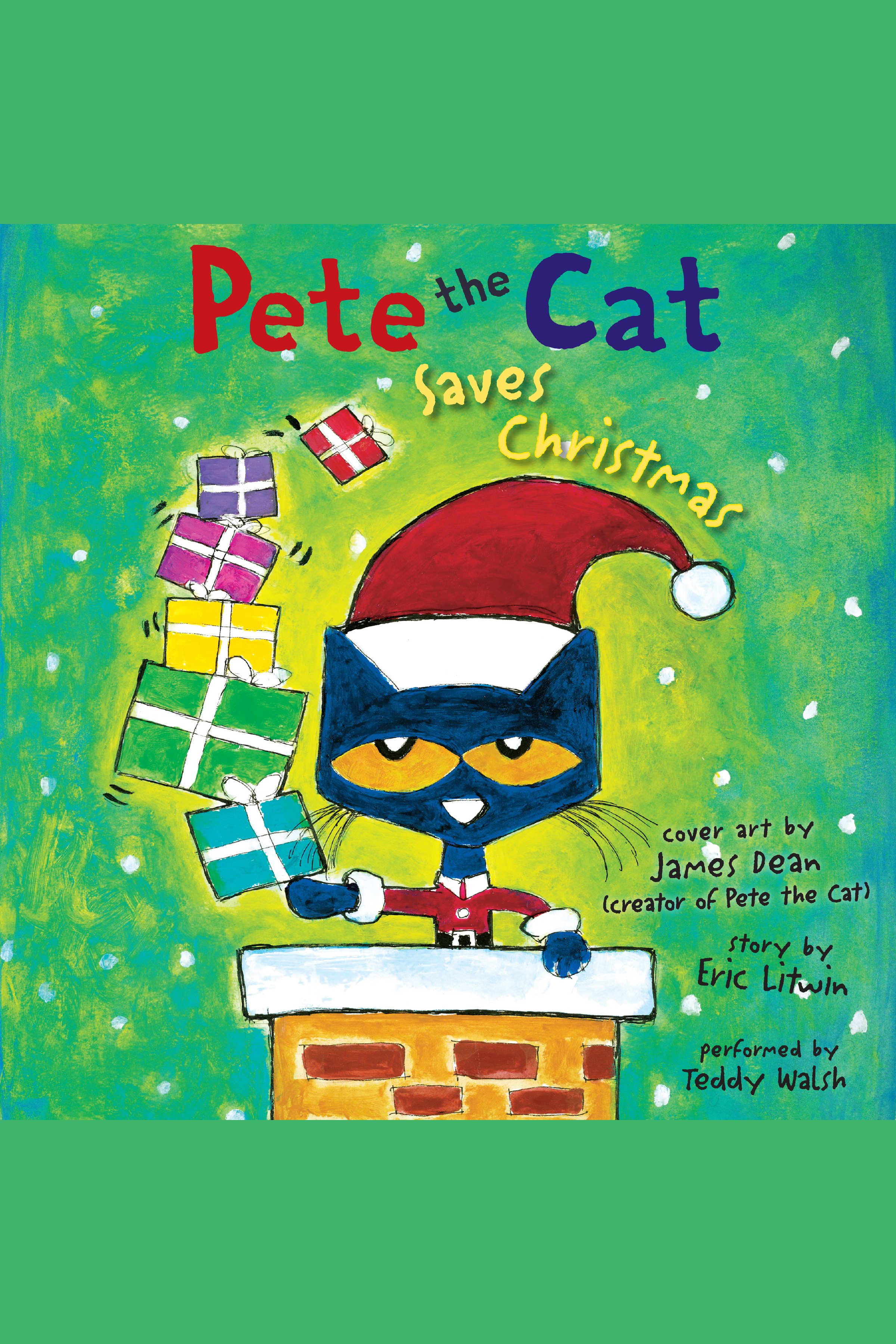 Cover image for Pete the Cat Saves Christmas [electronic resource] :