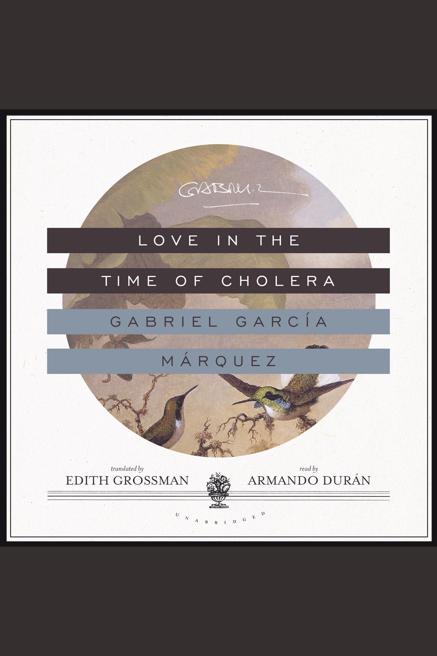 Love in the time of cholera cover image