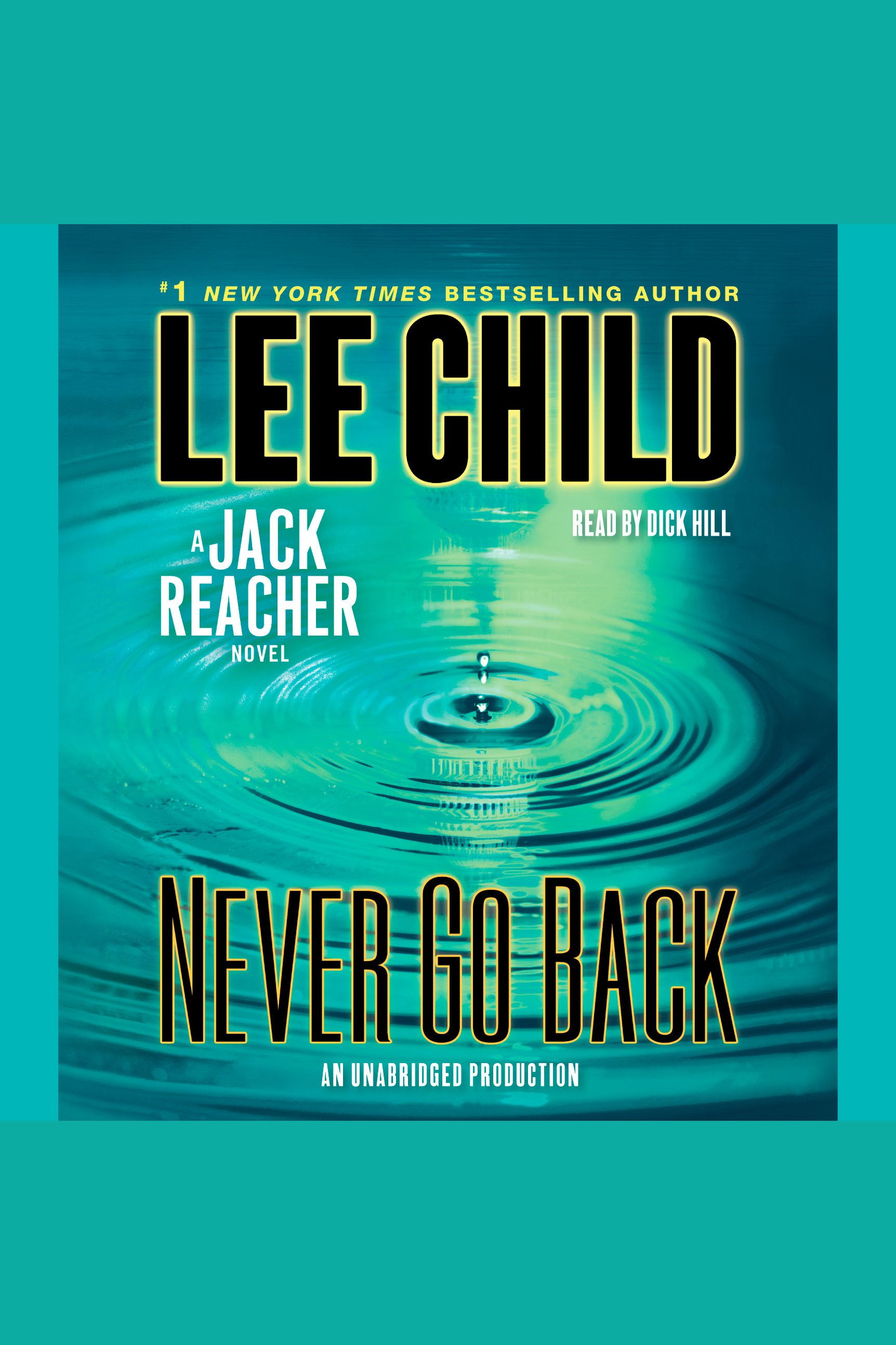 Never go back a Jack Reacher novel cover image