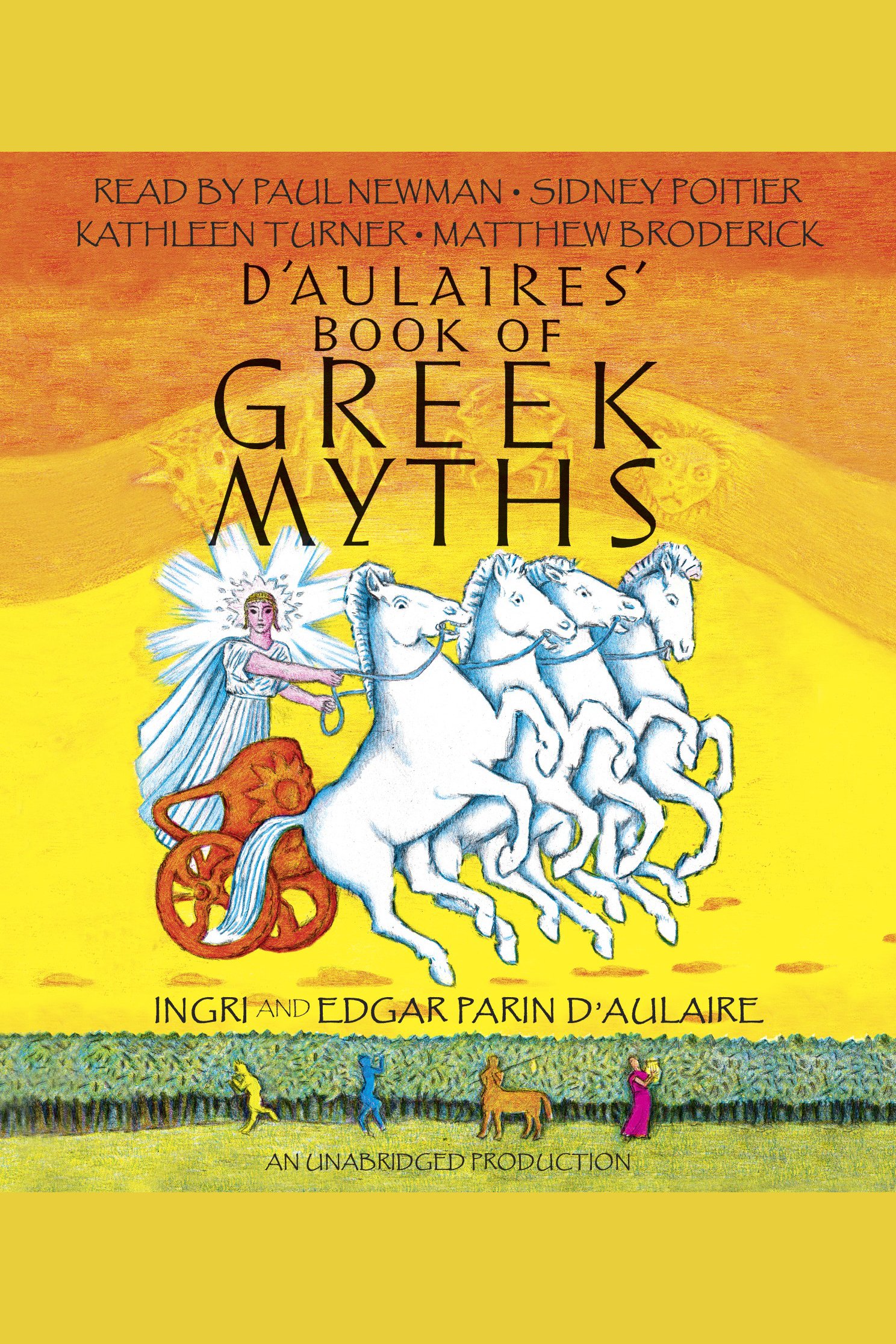 D'Aulaires' book of Greek myths cover image
