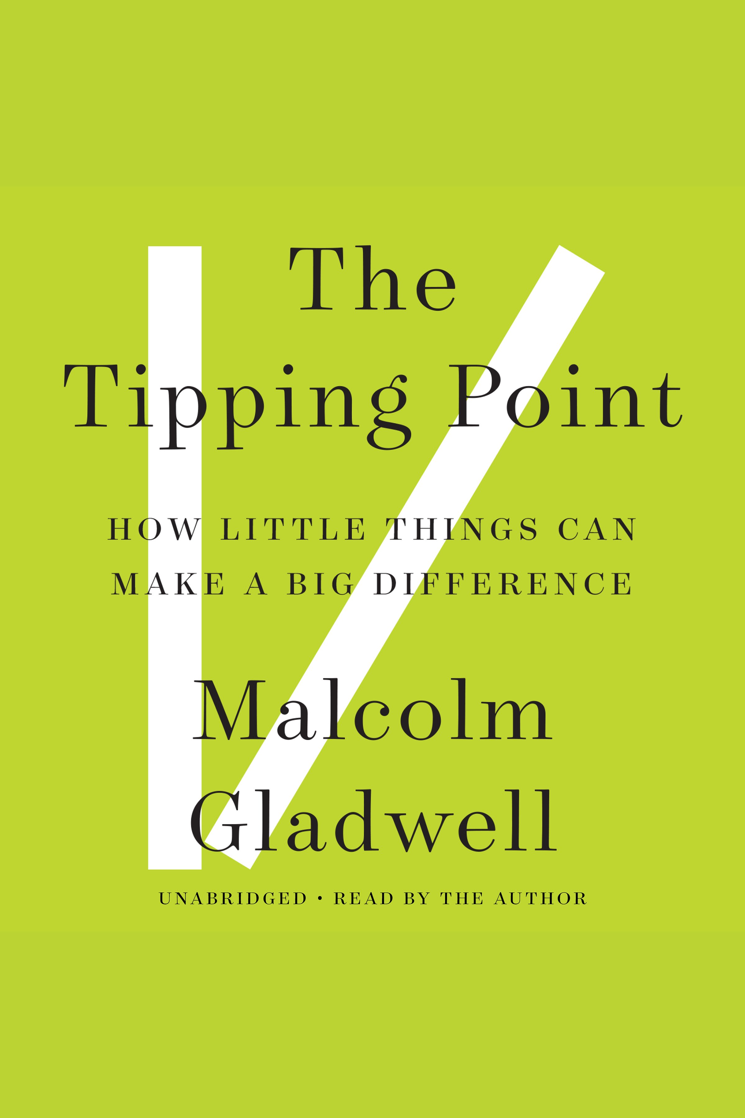 The Tipping Point How Little Things Can Make a Big Difference cover image
