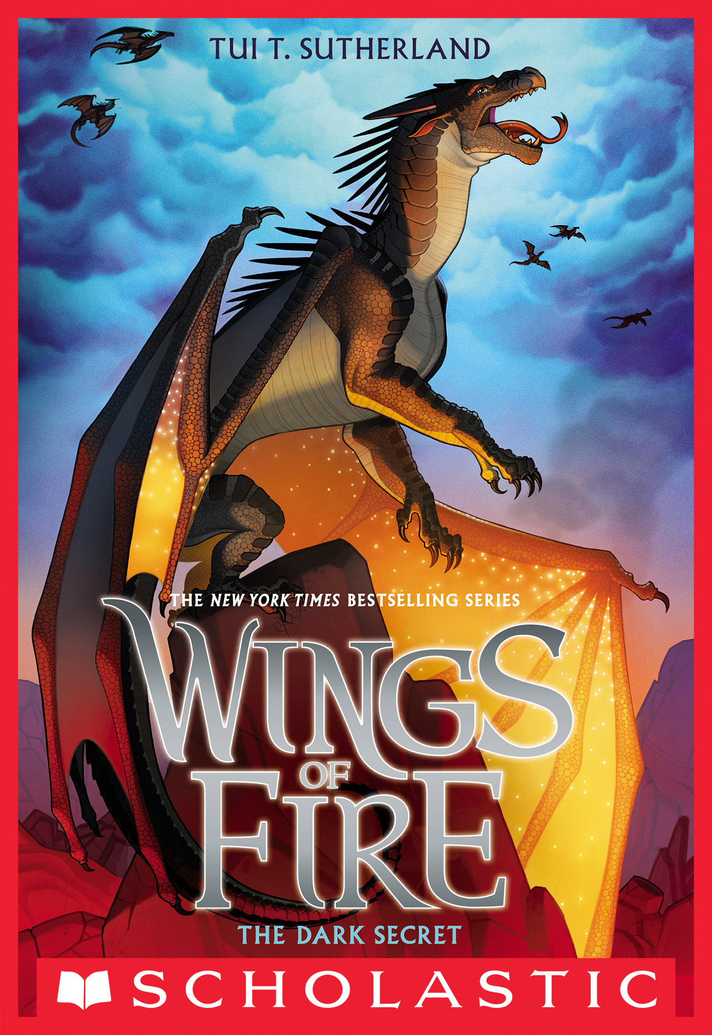 Cover image for Wings of Fire Book Four: The Dark Secret [electronic resource] :