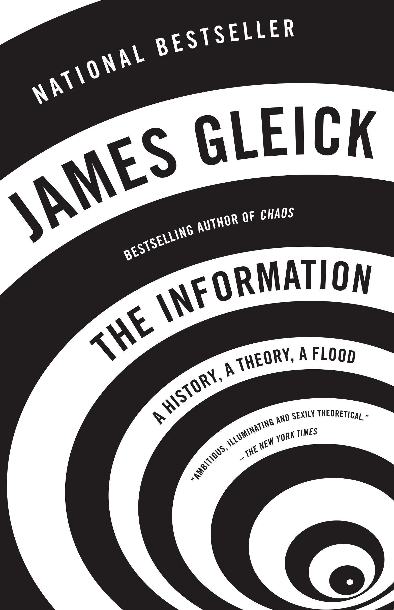 The information a history, a theory, a flood cover image