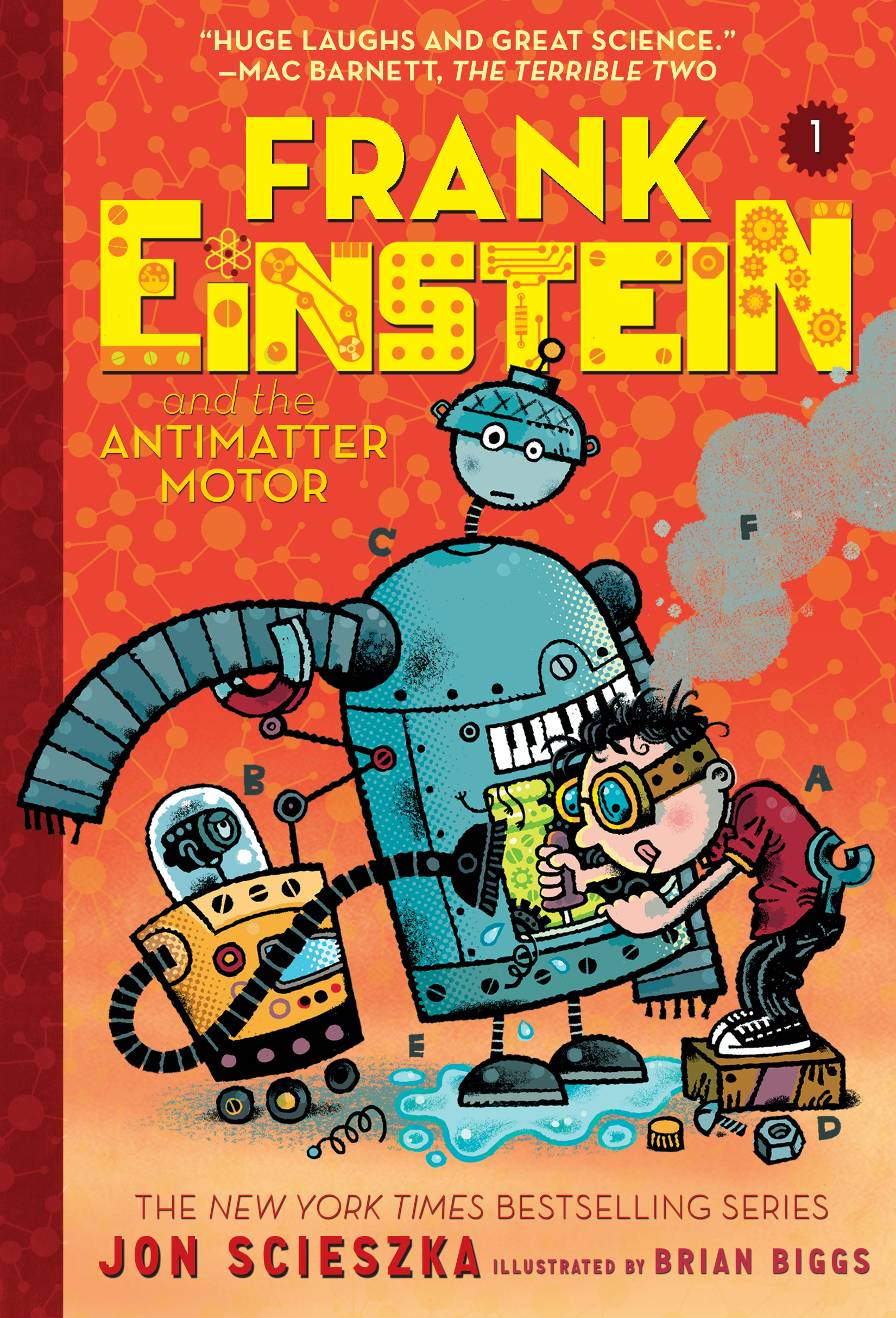 Cover image for Frank Einstein and the Antimatter Motor (Frank Einstein series #1) [electronic resource] : Book One