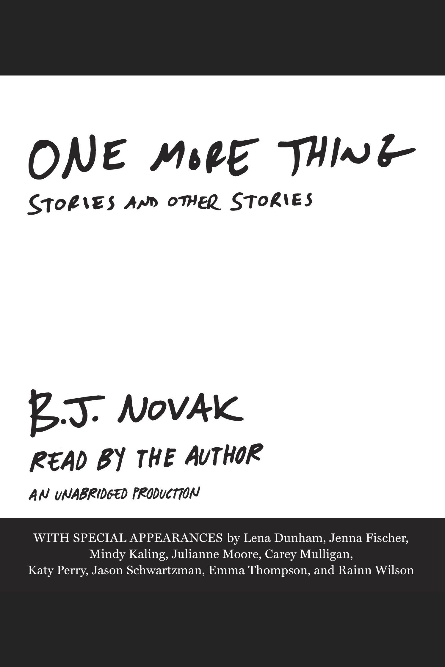 Cover Image of One More Thing