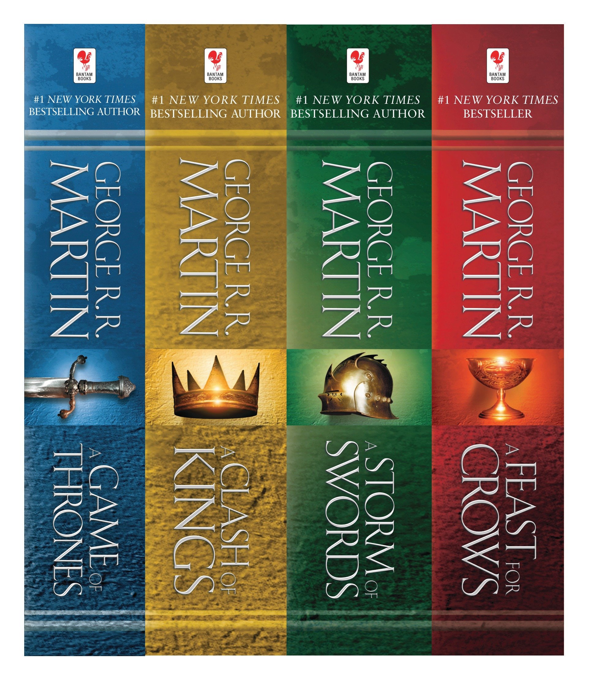 Umschlagbild für A Game of Thrones 4-Book Bundle [electronic resource] : A Song of Ice and Fire Series: A Game of Thrones, A Clash of Kings, A Storm of Swords, and A Feast for Crows