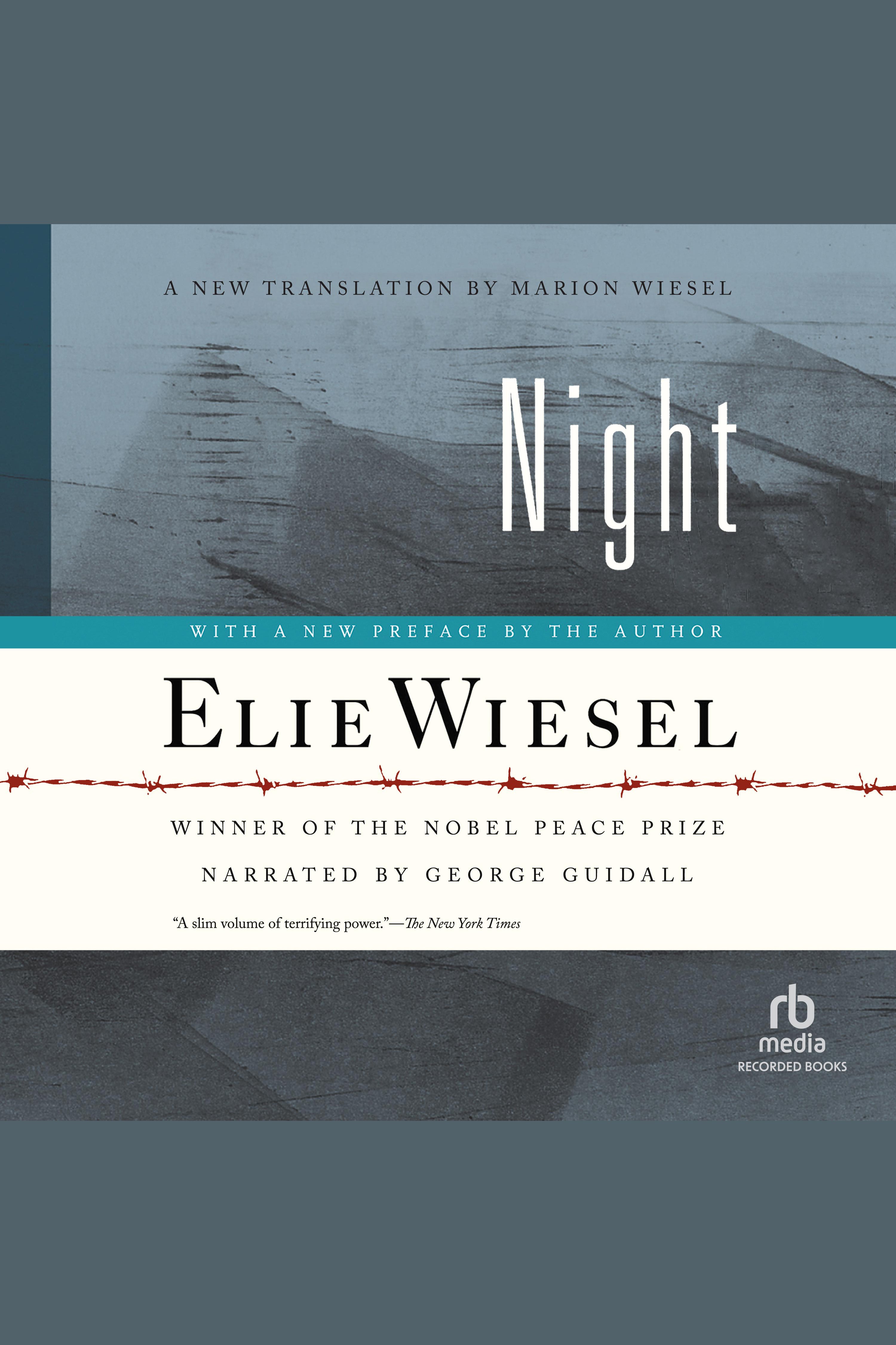 Cover image for Night [electronic resource] : New translation by Marion Wiesel