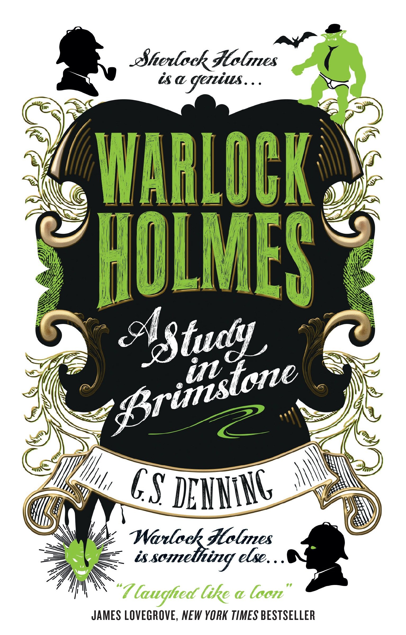 Cover image for Warlock Holmes - A Study in Brimstone [electronic resource] :