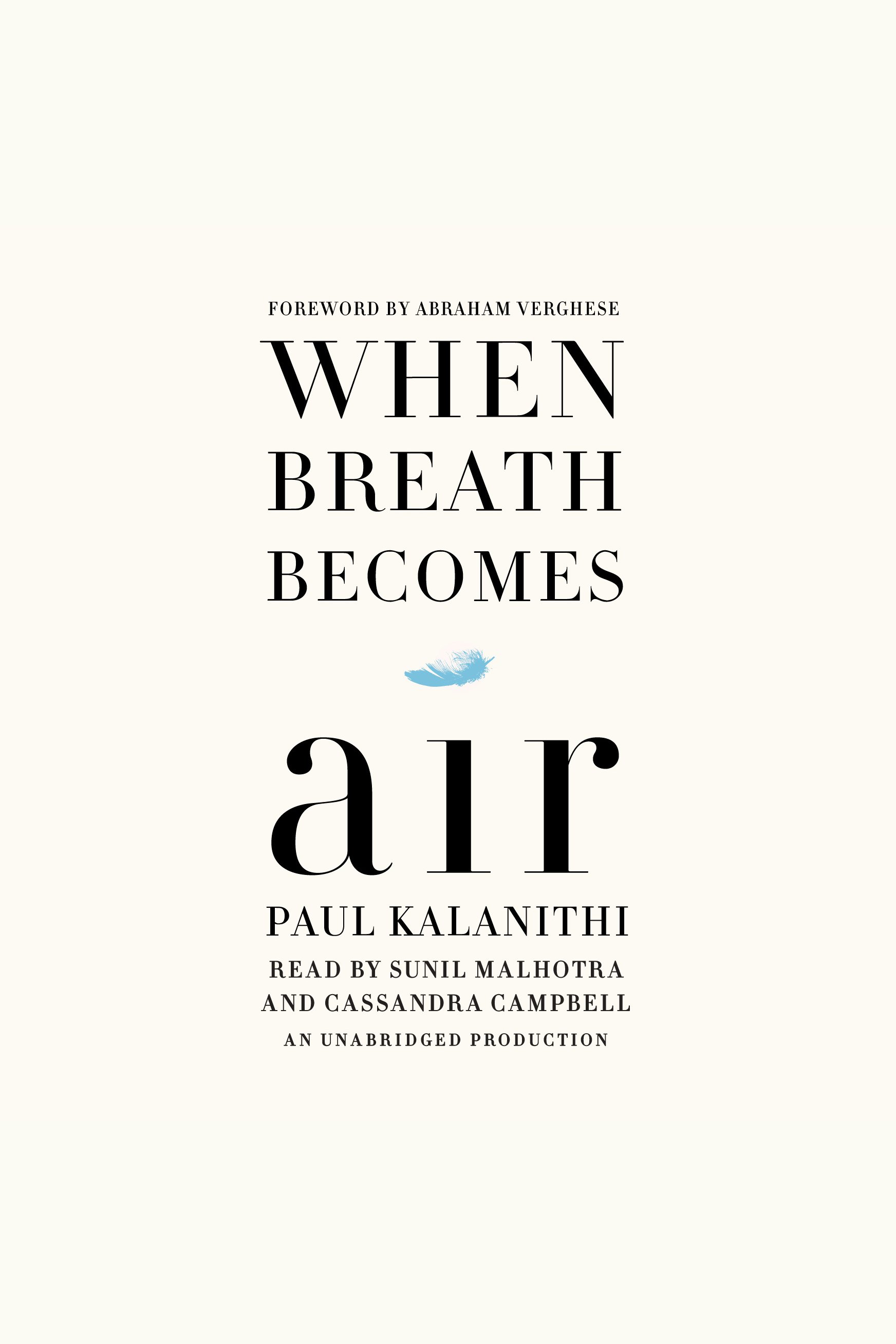 Image de couverture de When Breath Becomes Air [electronic resource] :