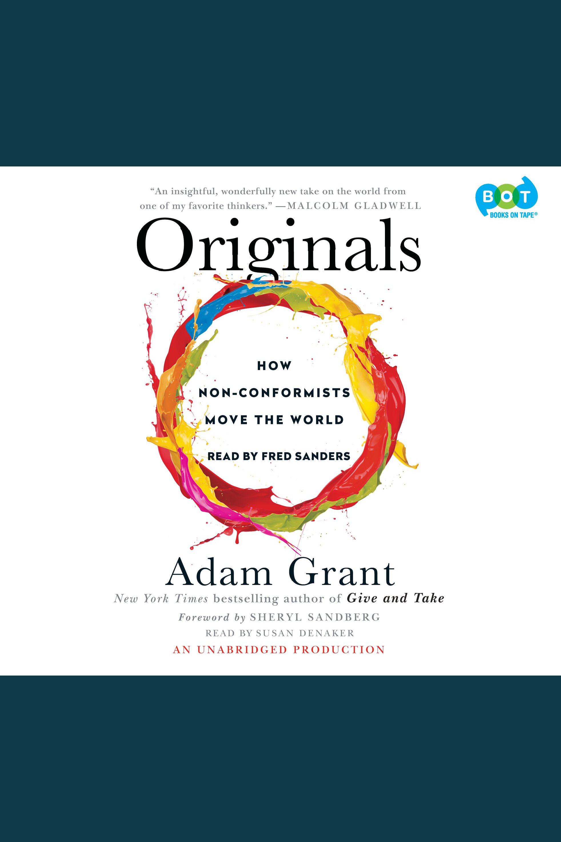 Cover image for Originals [electronic resource] : How Non-Conformists Move the World