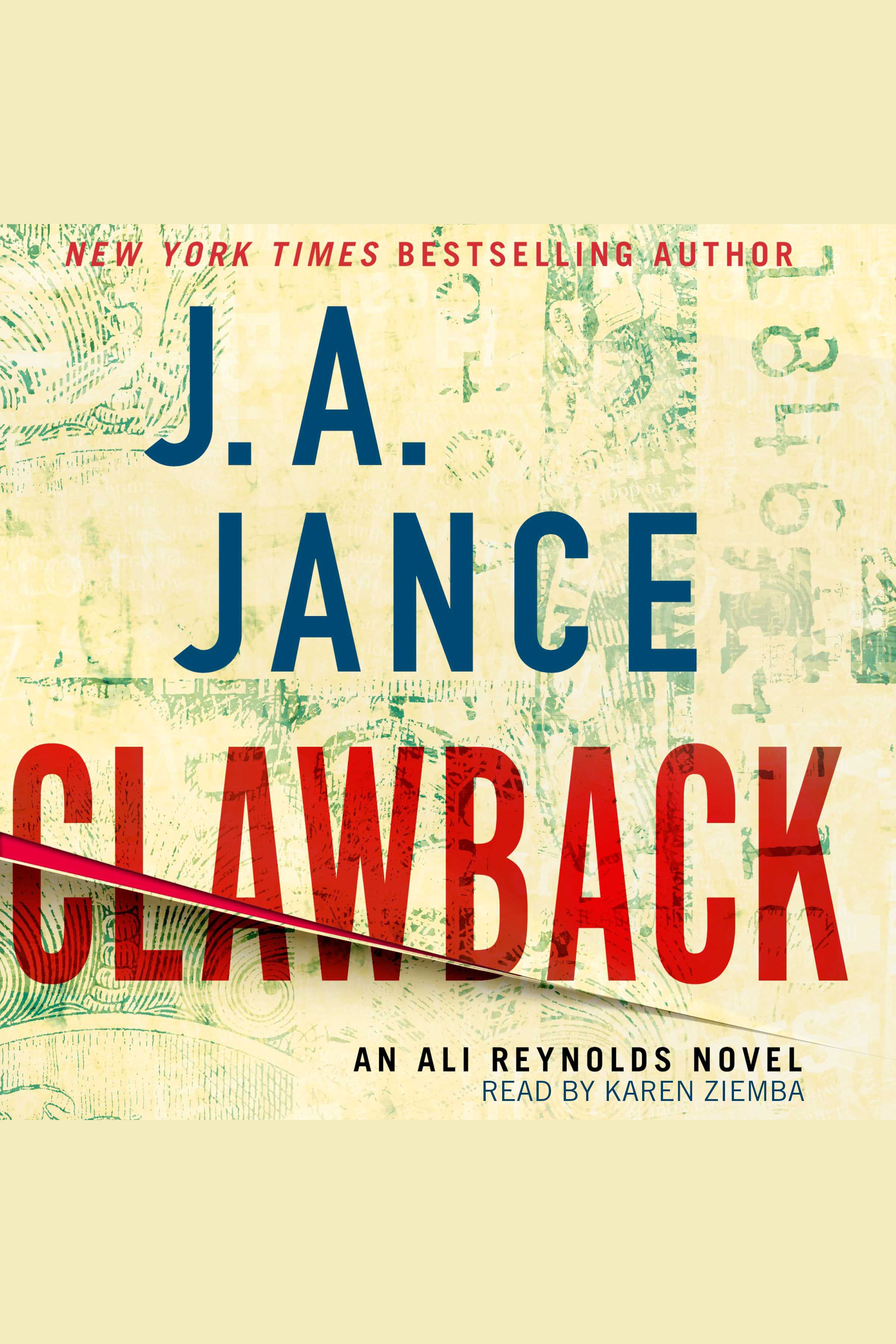 Cover image for Clawback [electronic resource] : An Ali Reynolds Novel