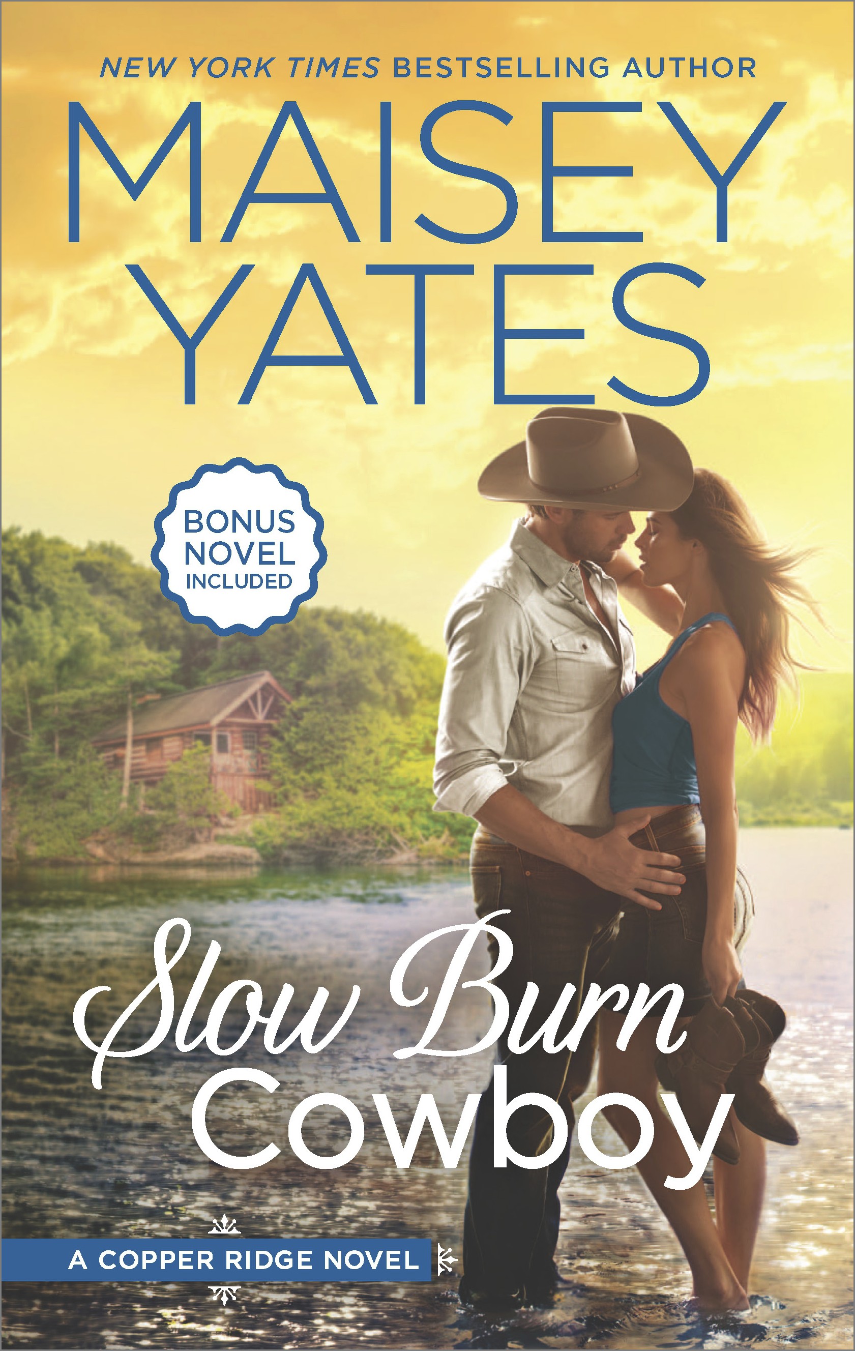 Cover image for Slow Burn Cowboy [electronic resource] : A Western Romance Novel