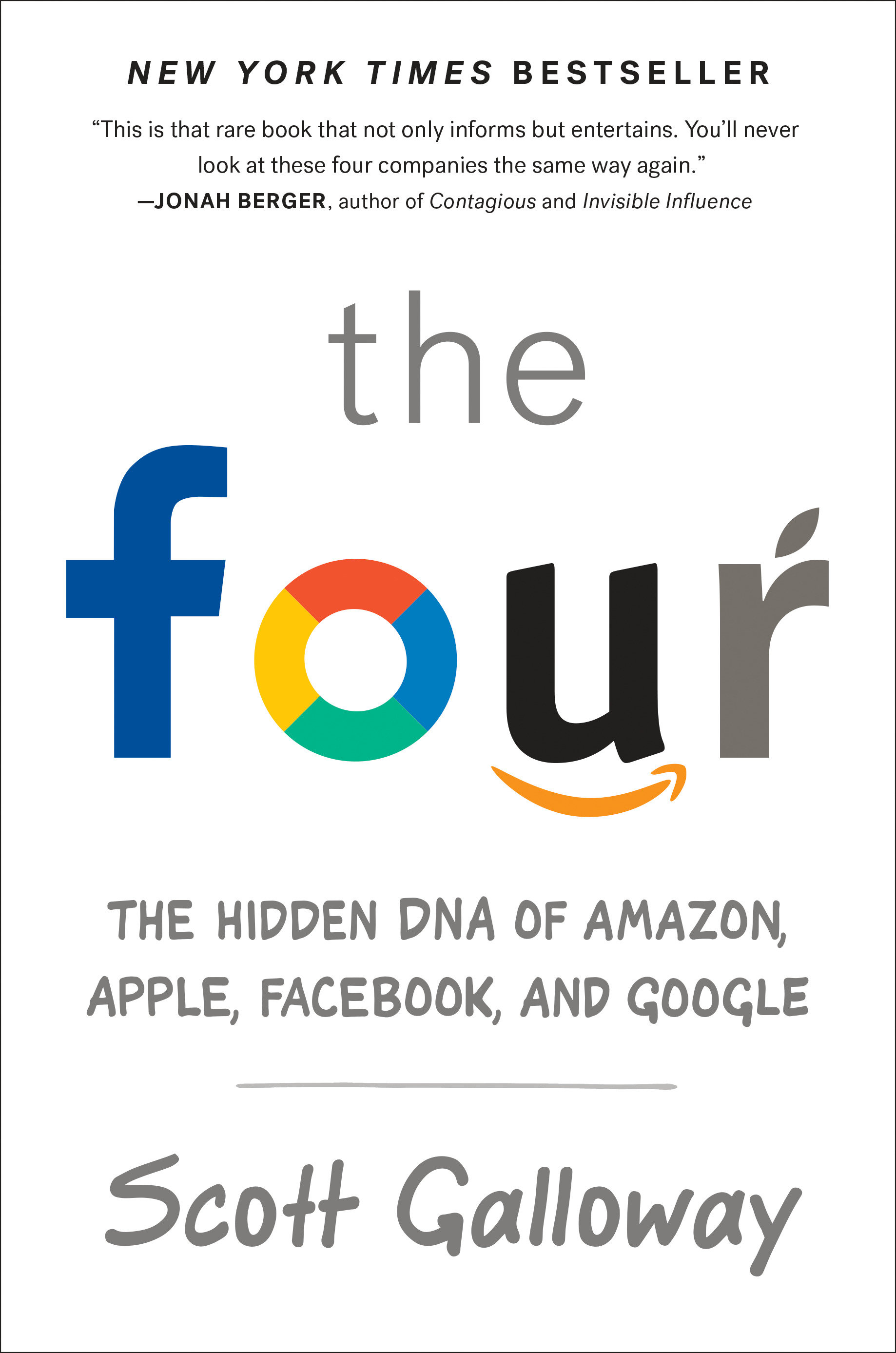 The four the hidden DNA of Amazon, Apple, Facebook, and Google cover image