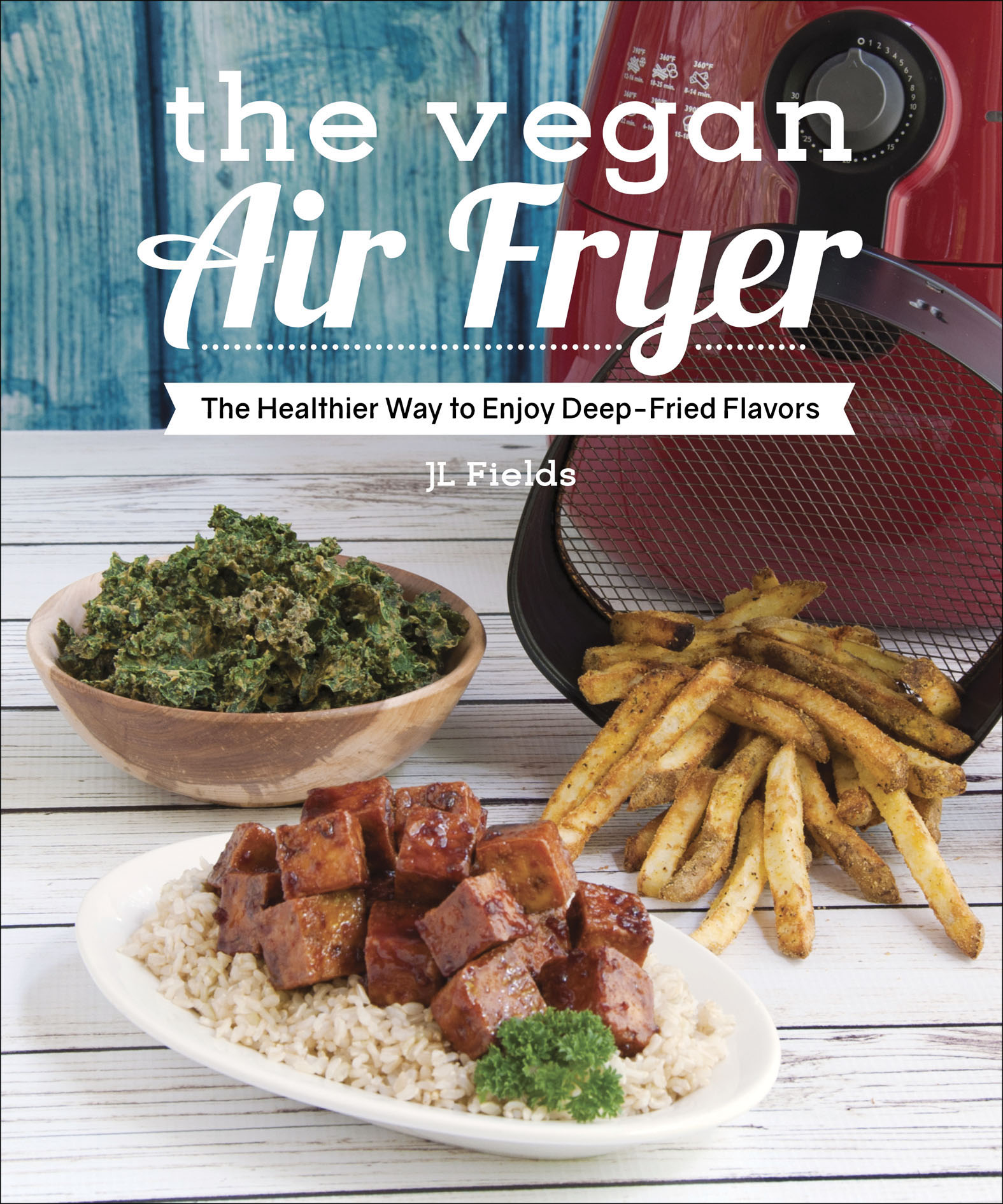The vegan air fryer cover image