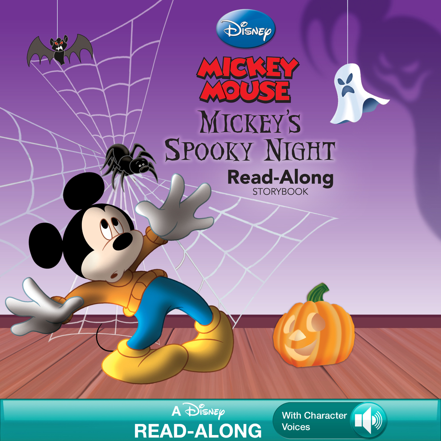 Image de couverture de Mickey's Spooky Night Read-Along Storybook [electronic resource] :