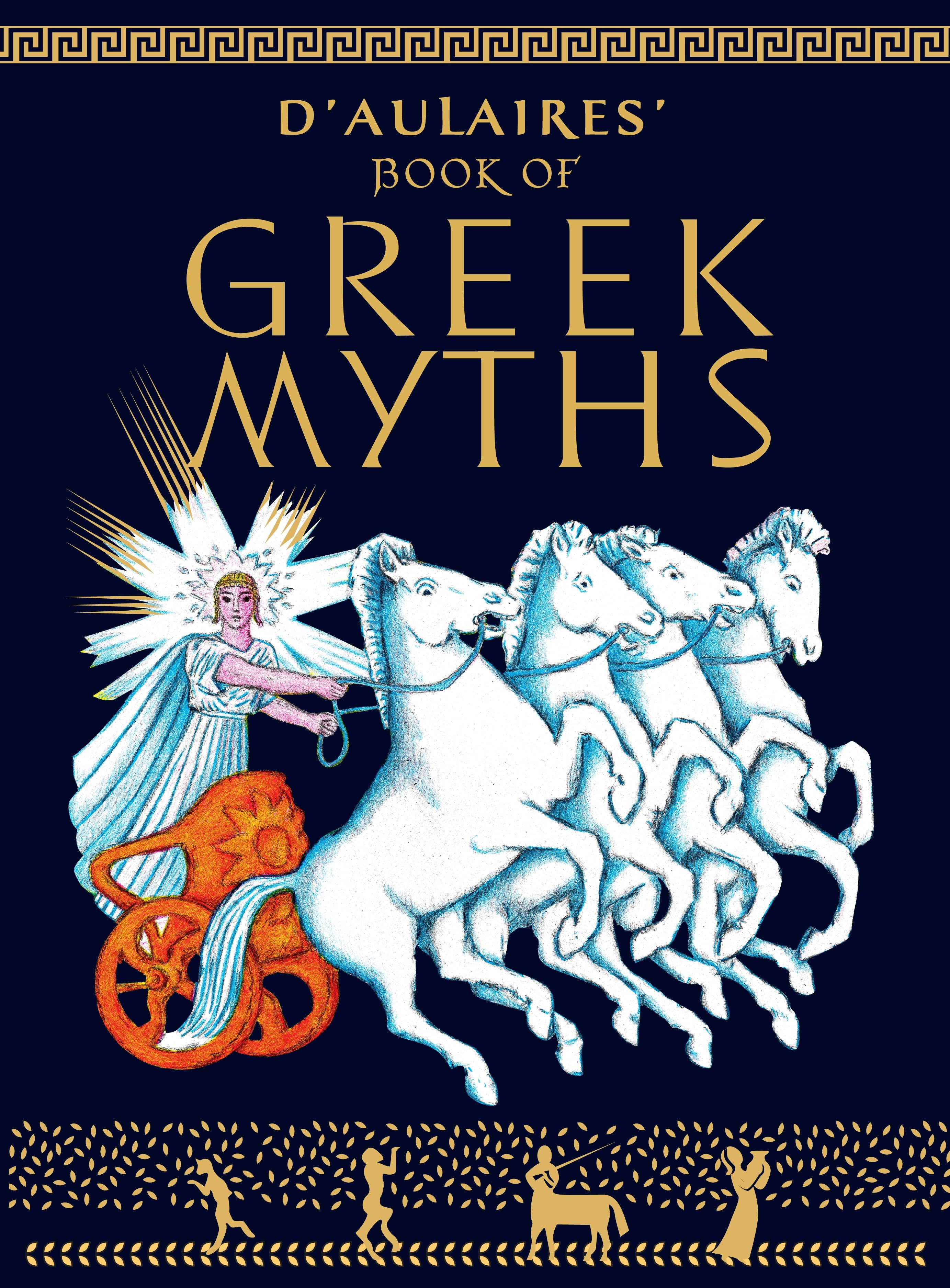 Ingri and Edgar Parin d'Aulaire's book of Greek myths cover image