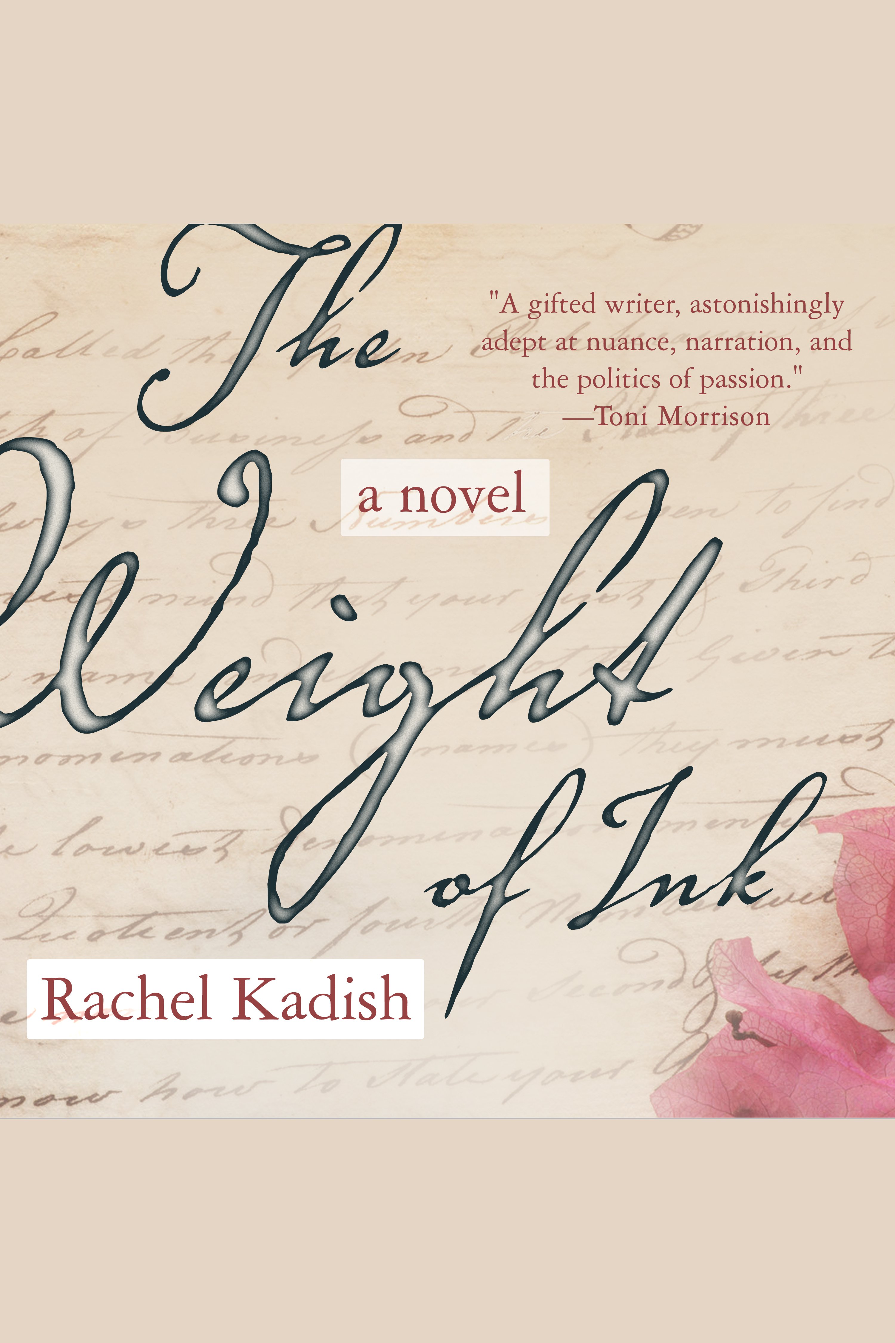 The weight of ink cover image