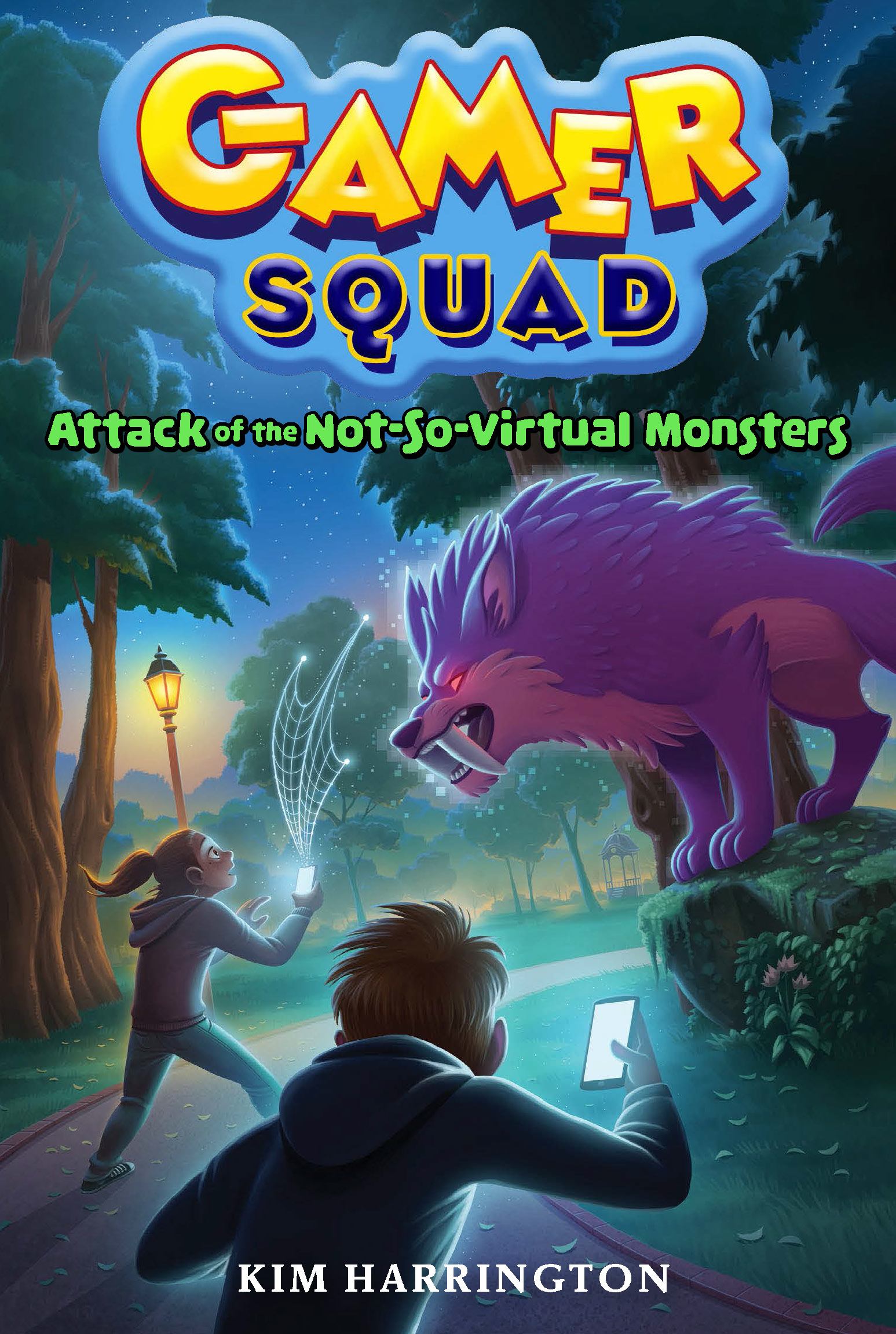 Imagen de portada para Attack of the Not-So-Virtual Monsters (Gamer Squad 1) [electronic resource] :