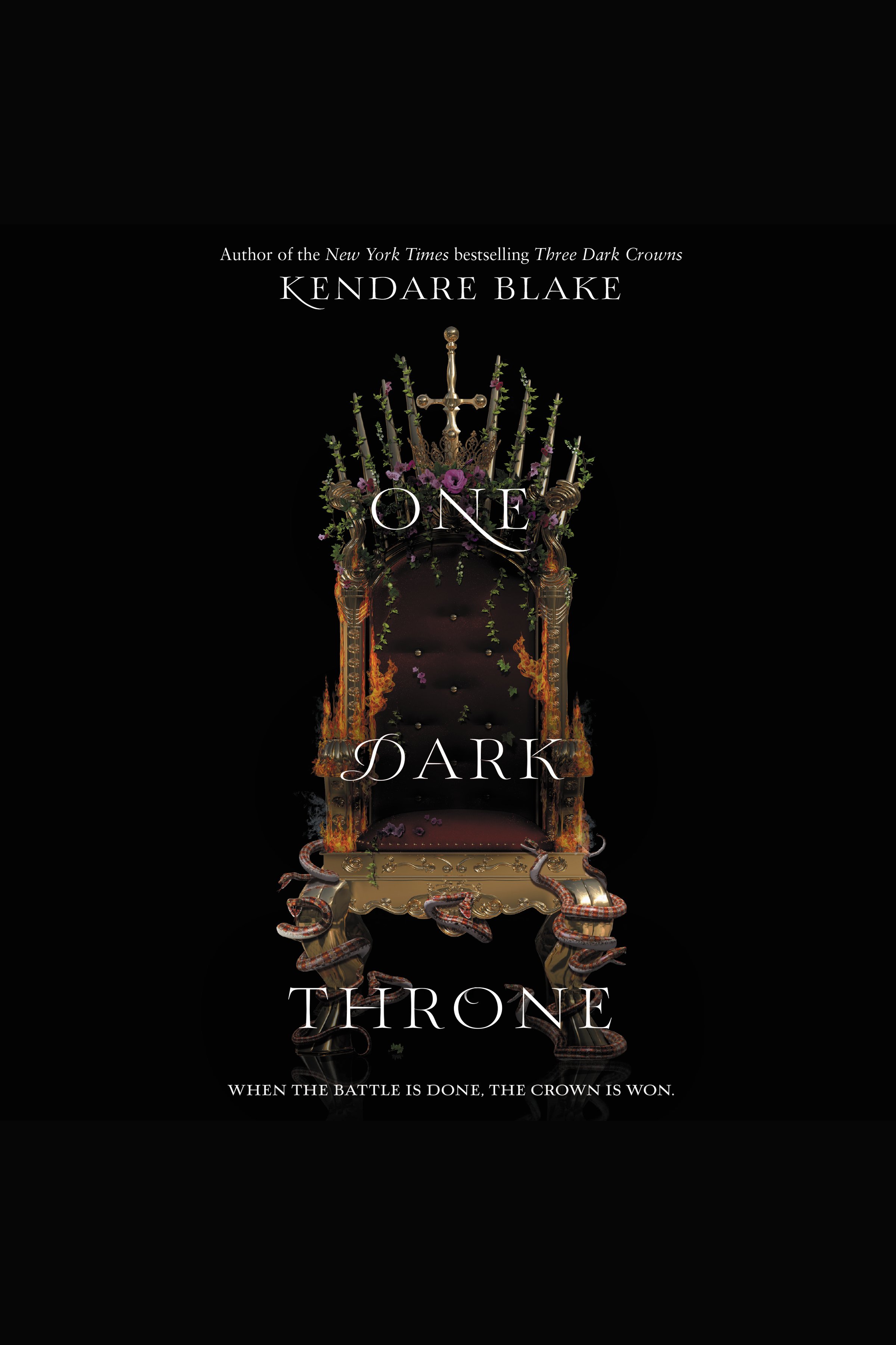 Imagen de portada para One Dark Throne [electronic resource] : When The Battle Is Done, The Crown Is Won.