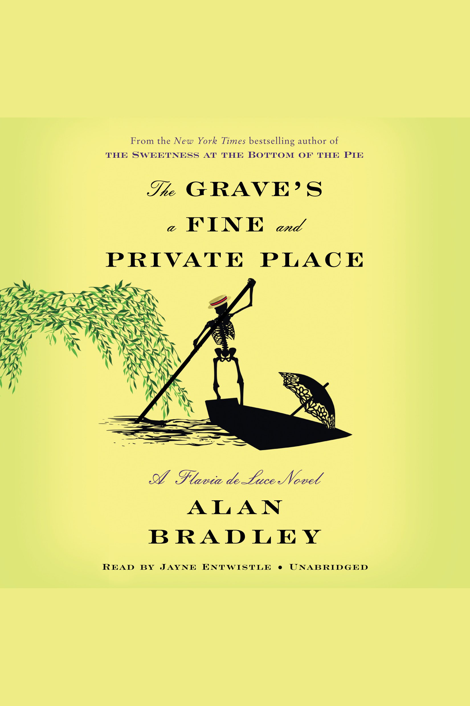 The grave's a fine and private place a Flavia de Luce novel cover image