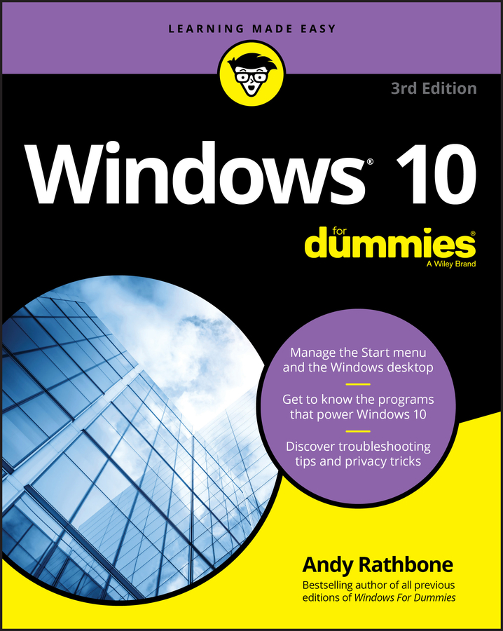 Windows 10 for dummies cover image