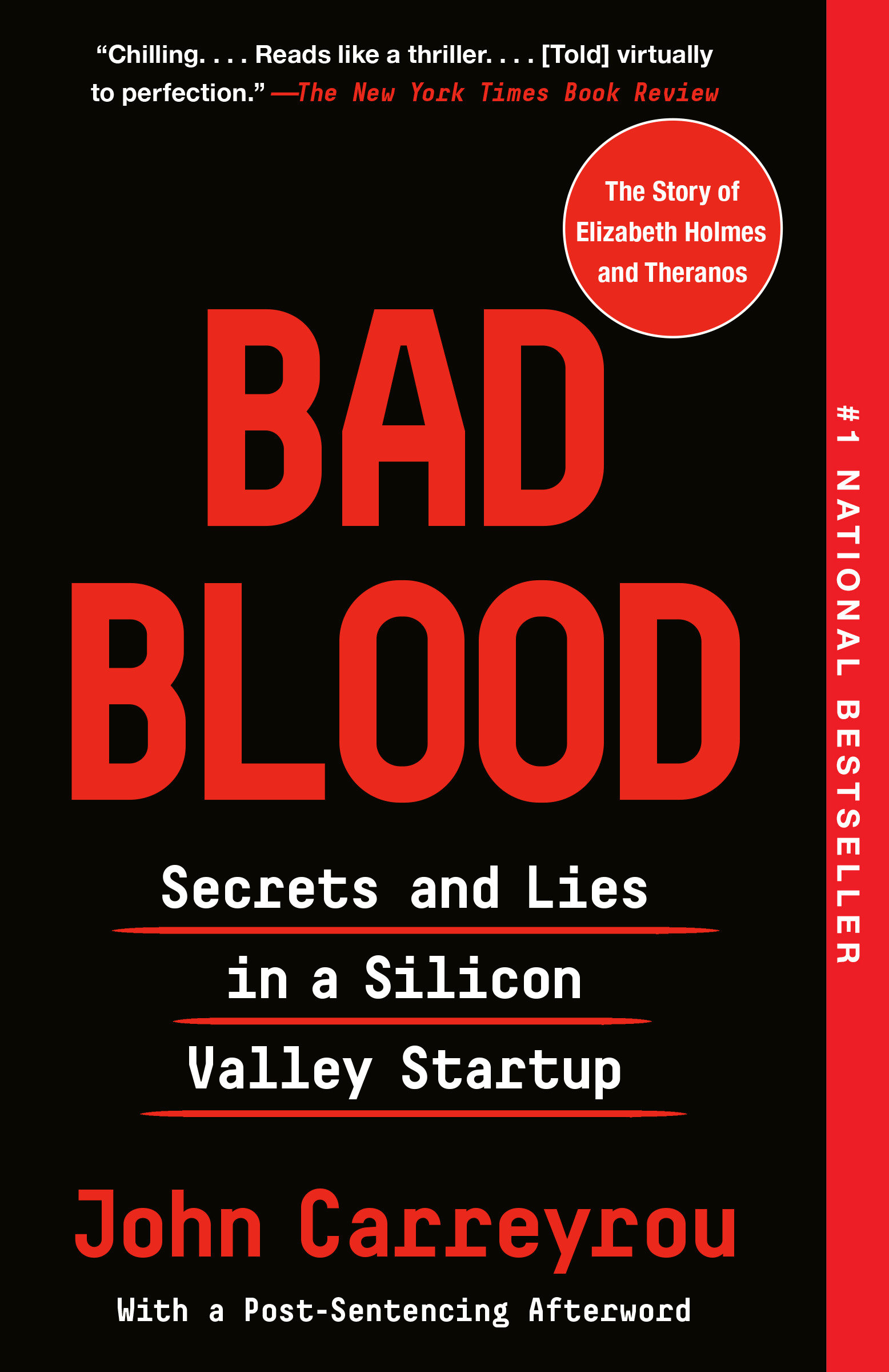 Bad blood secrets and lies in a Silicon Valley startup cover image