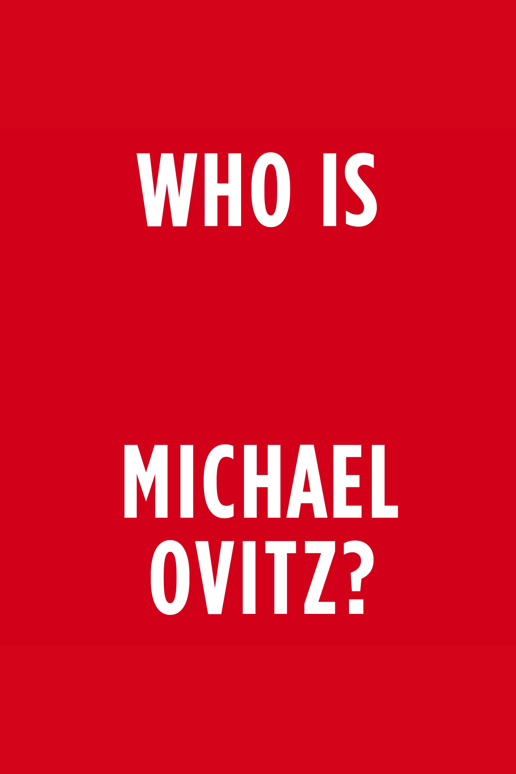 Who Is Michael Ovitz? cover image