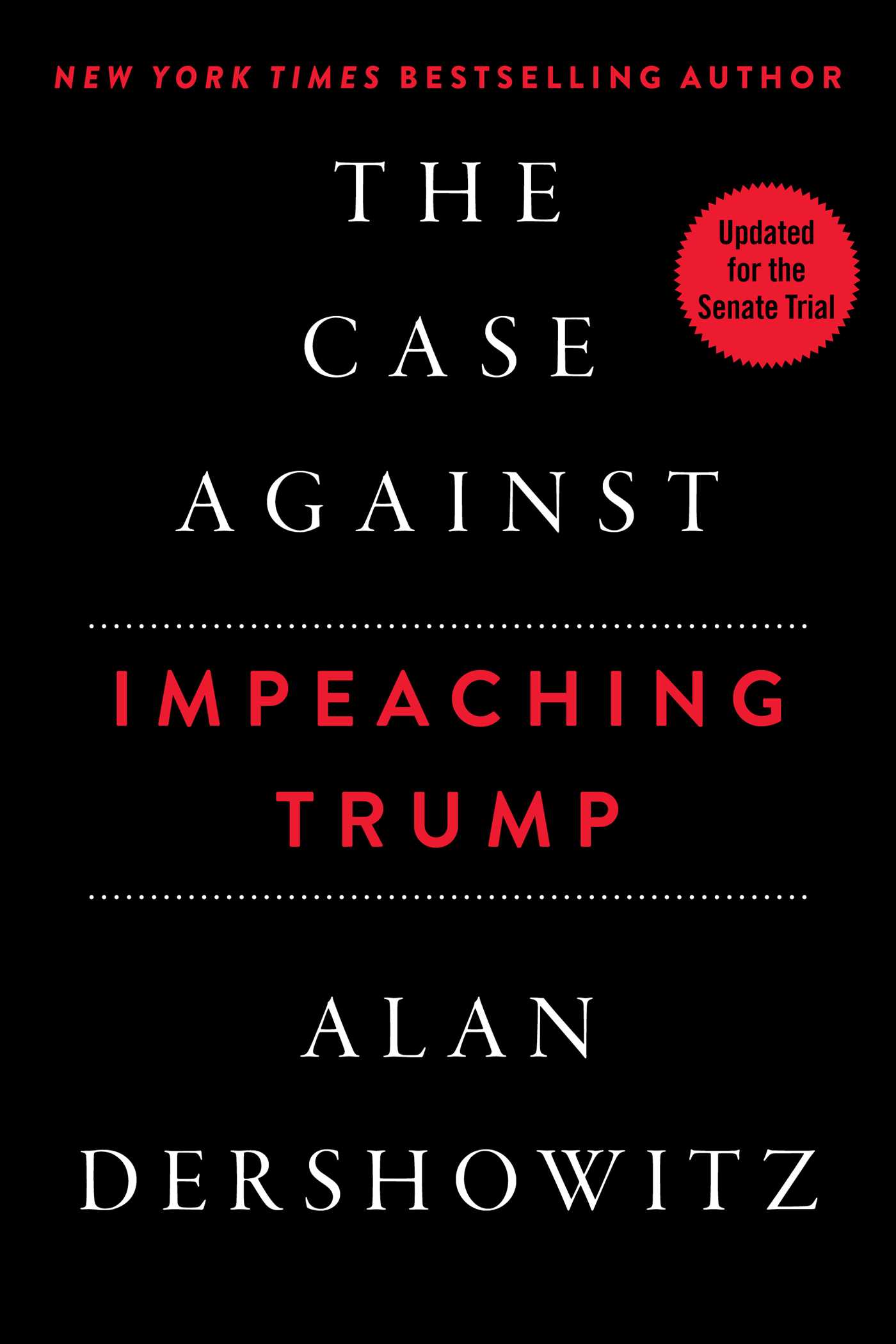Cover image for The Case Against Impeaching Trump [electronic resource] :