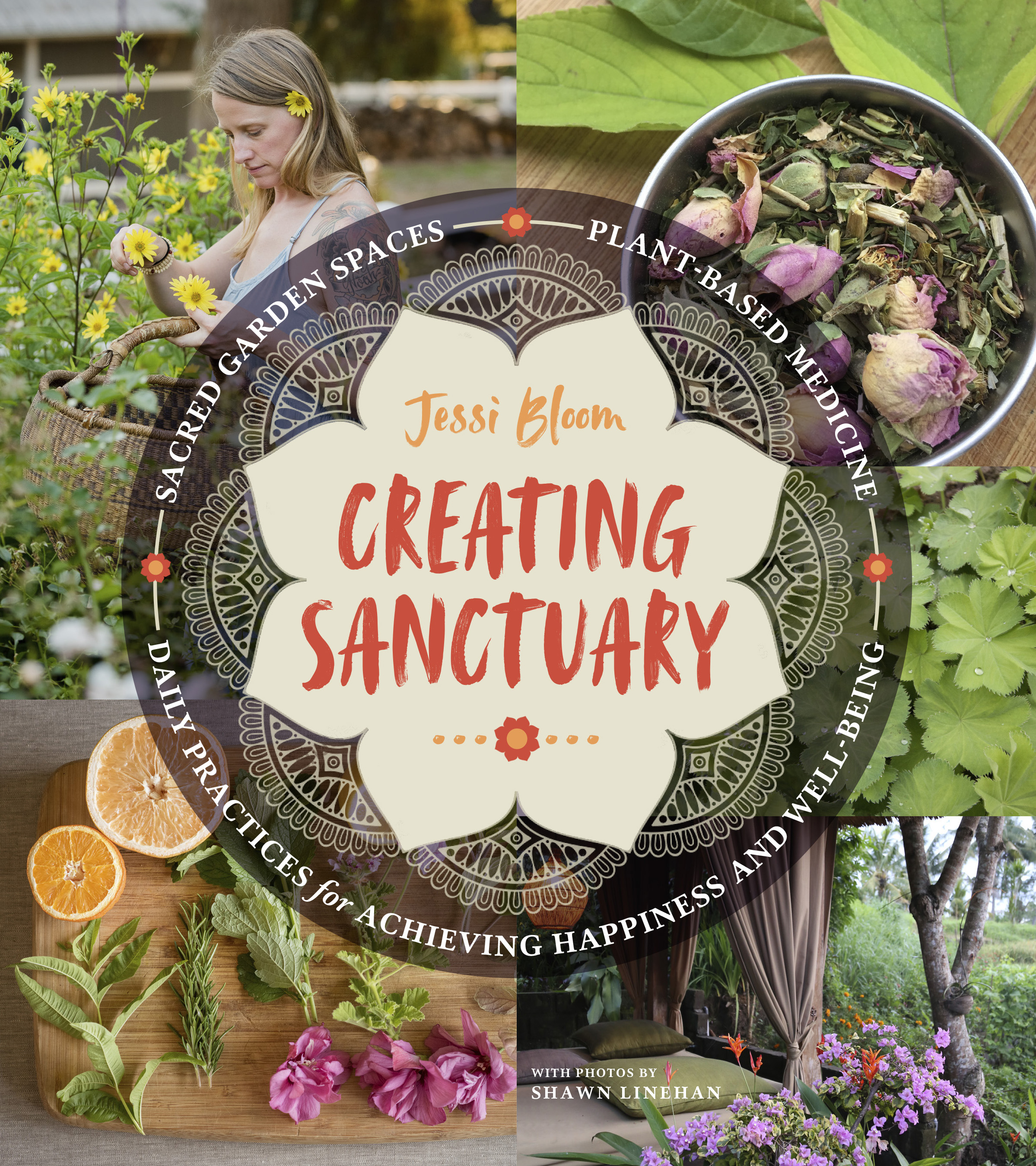 Cover image for Creating Sanctuary [electronic resource] : Sacred Garden Spaces, Plant-Based Medicine, and Daily Practices to Achieve Happiness and Well-Being