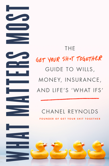 What matters most the get your shit together guide to wills, money, insurance, and life's "what-ifs" cover image