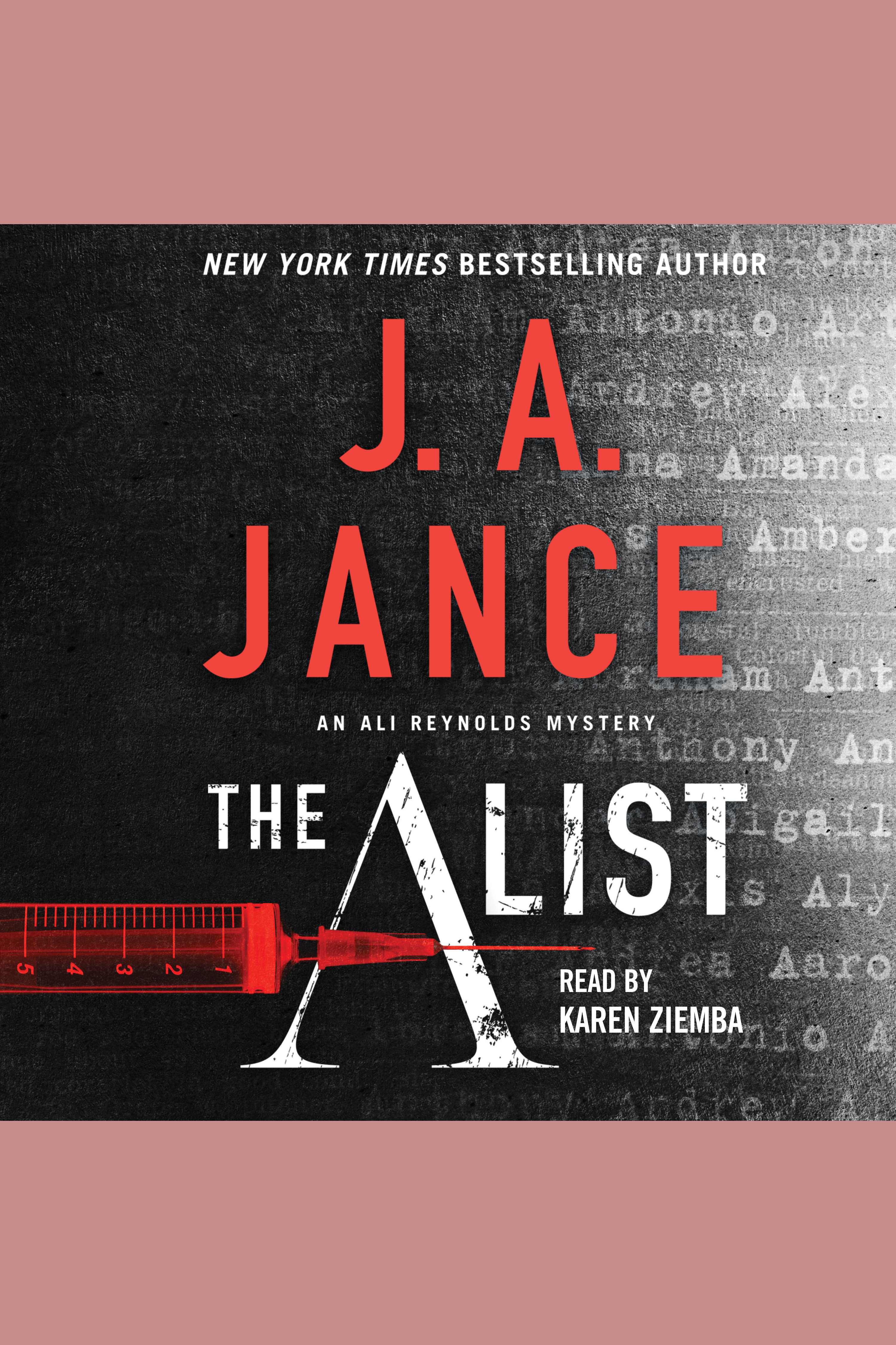The A list an Ali Reynolds mystery cover image