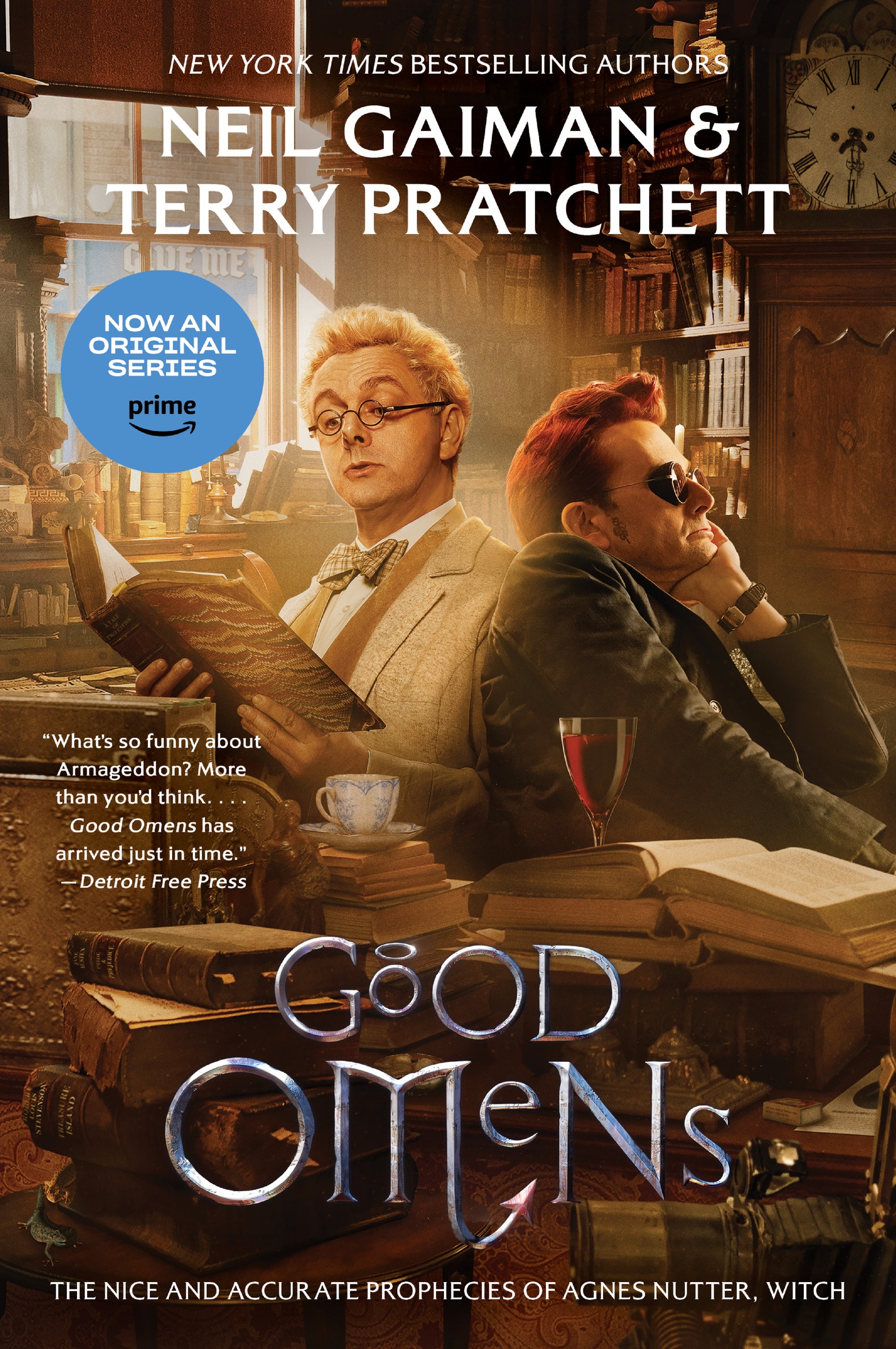 Cover image for Good Omens [electronic resource] : The Nice and Accurate Prophecies of Agnes Nutter, Witch