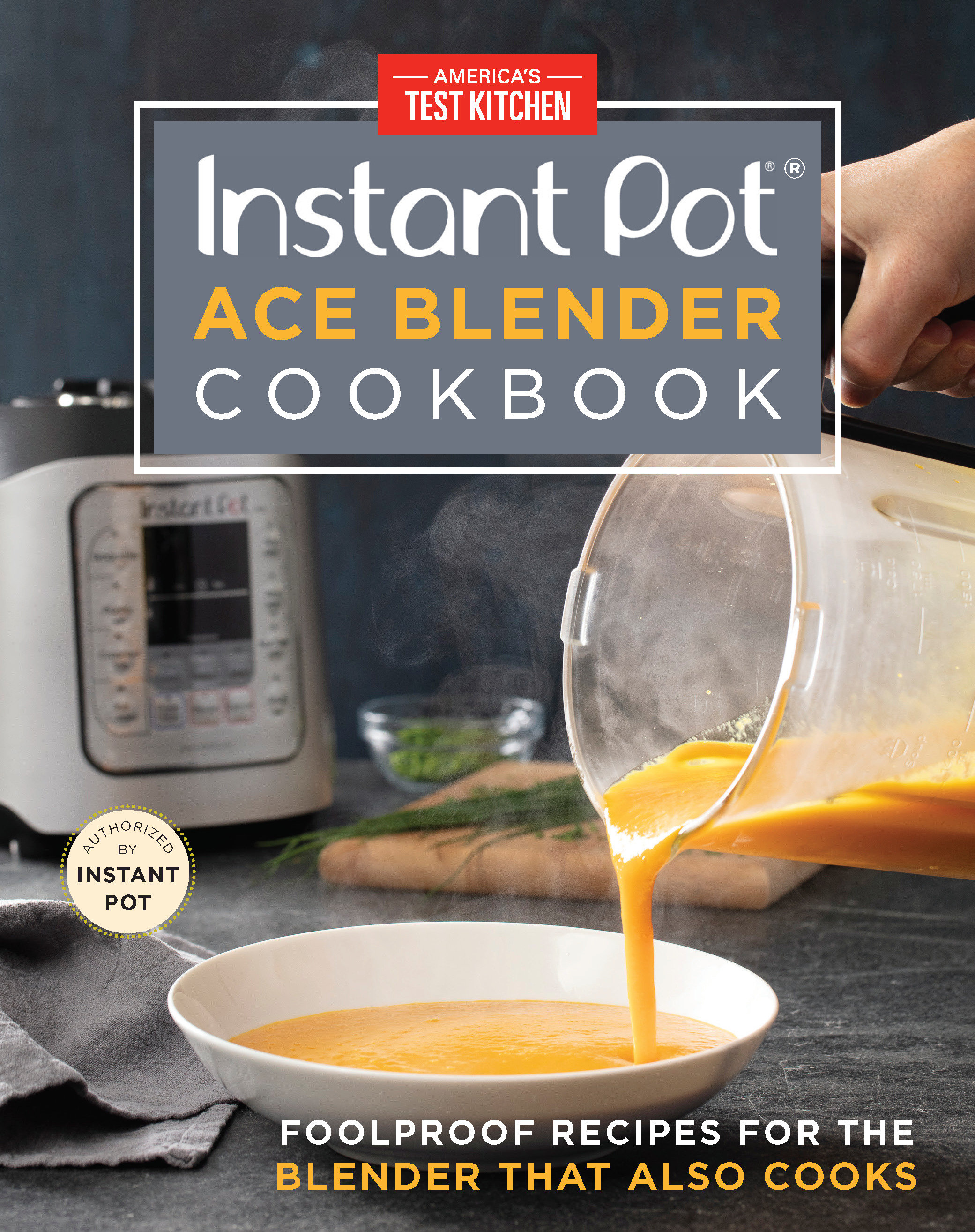 Instant pot ace blender cookbooks cover image