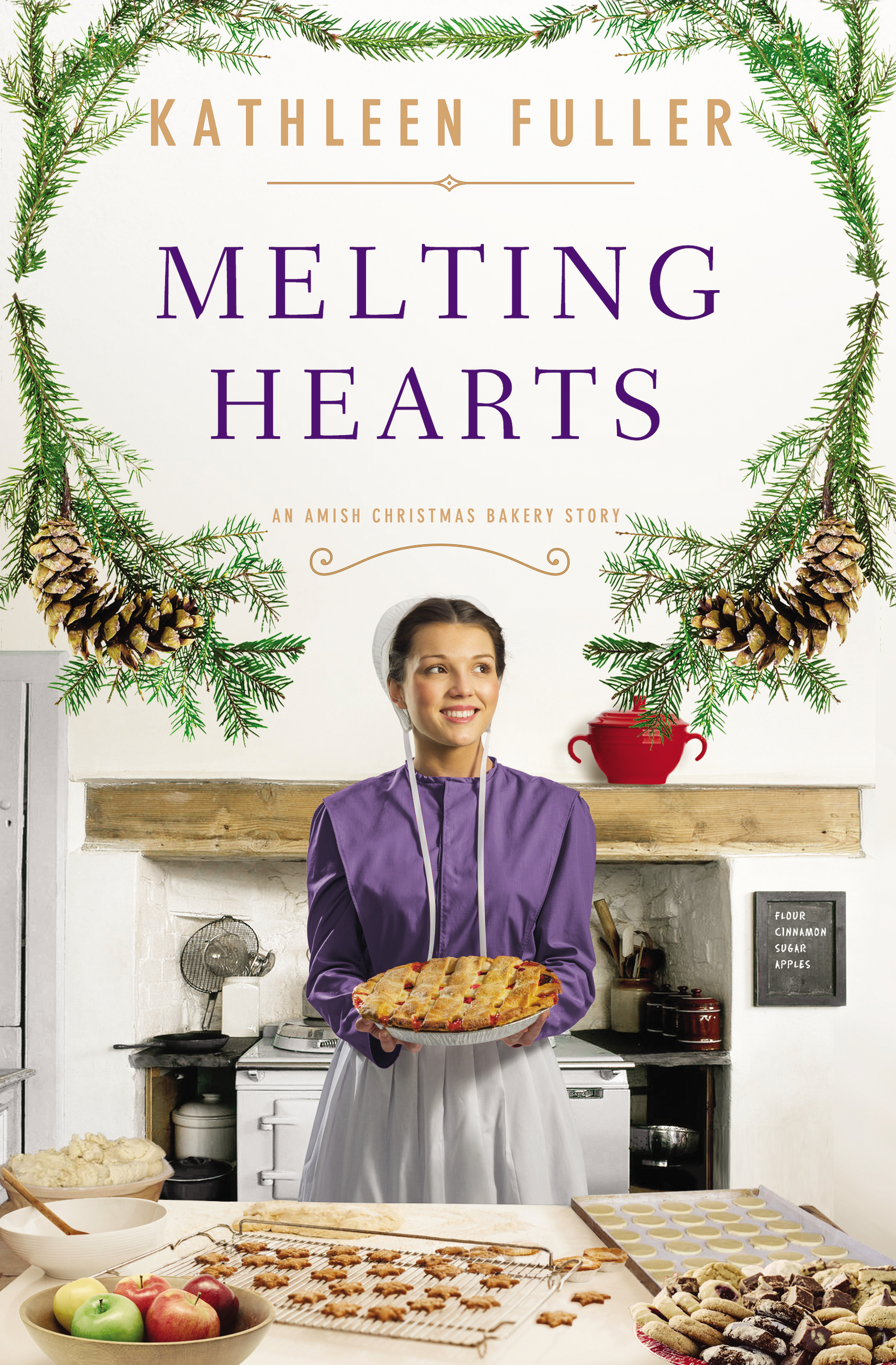 Cover image for Melting Hearts [electronic resource] : An Amish Christmas Bakery Story