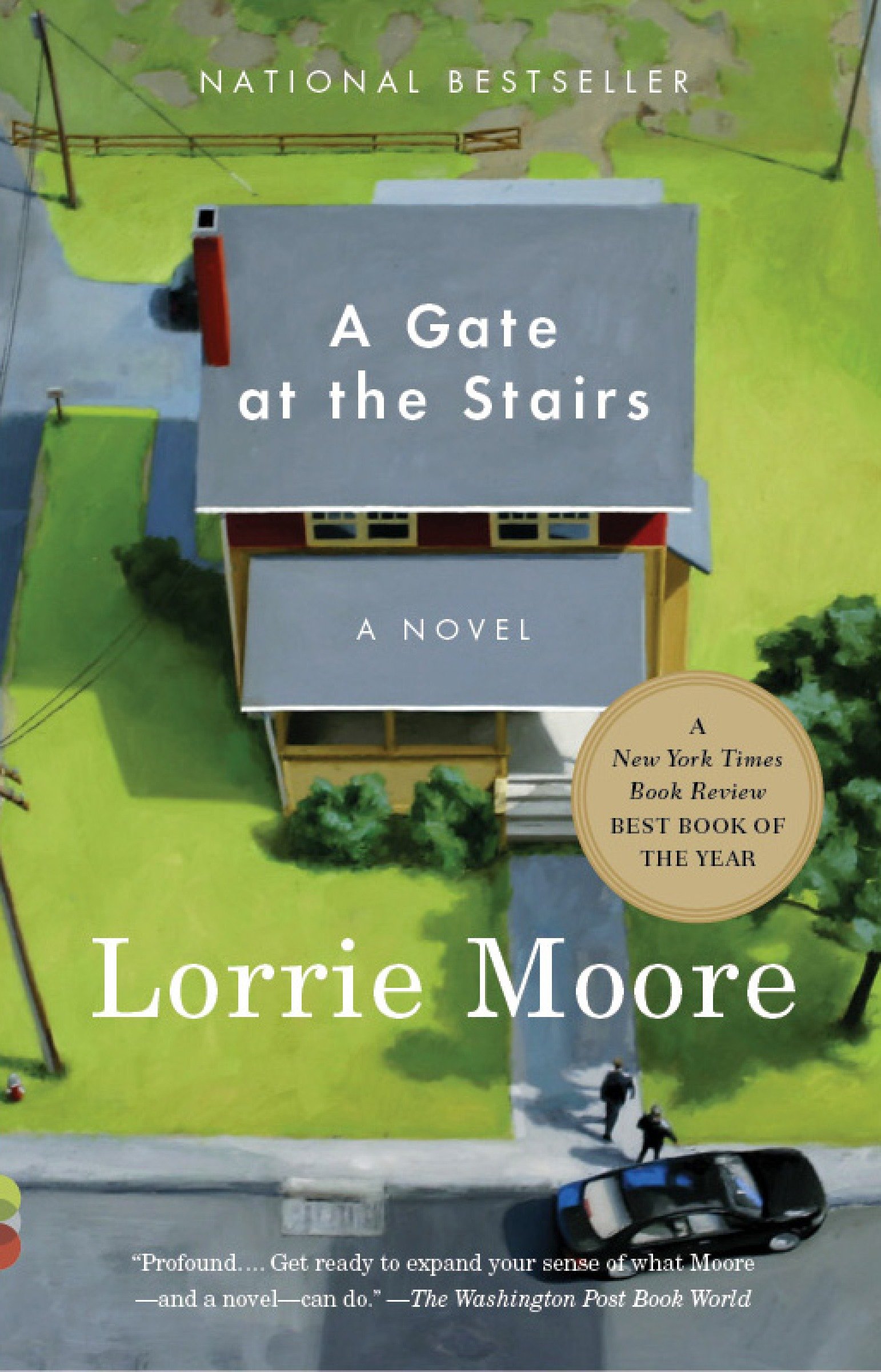 A gate at the stairs cover image
