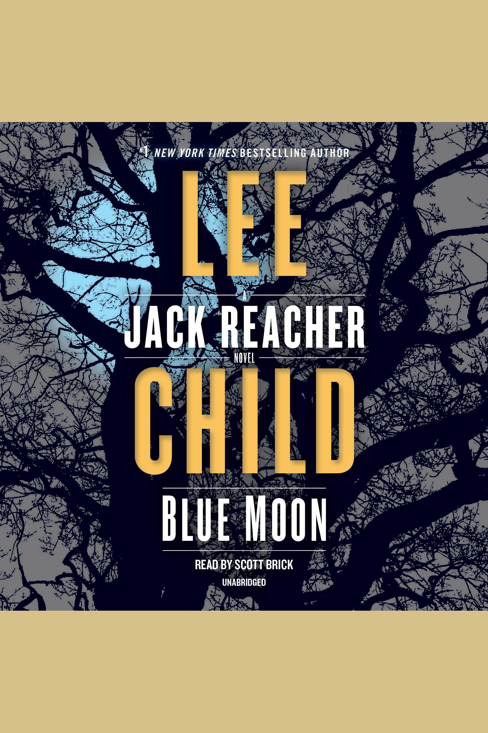 Blue moon a Jack Reacher novel cover image