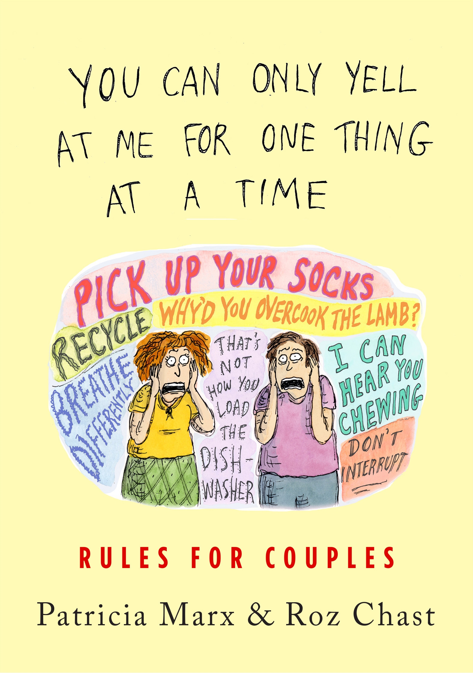 You can only yell at me for one thing at a time rules for couples cover image