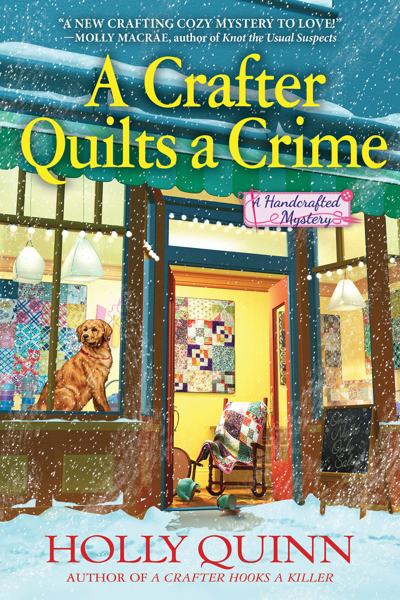 Cover image for A Crafter Quilts a Crime [electronic resource] : A Handcrafted Mystery