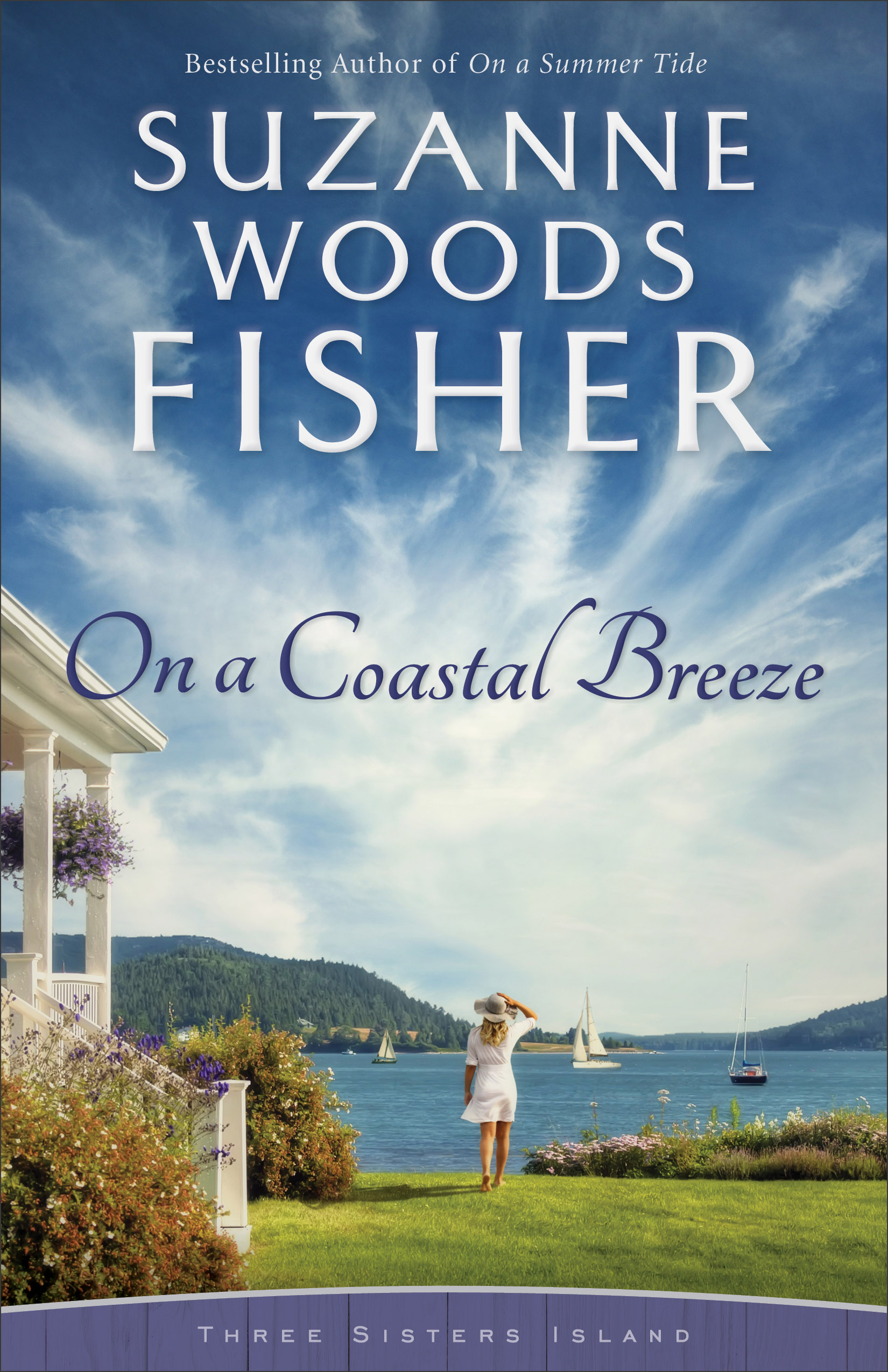 Cover image for On a Coastal Breeze (Three Sisters Island Book #2) [electronic resource] :