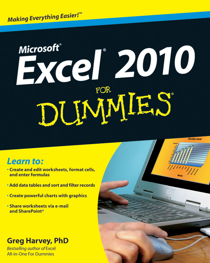 Excel 2010 for dummies cover image