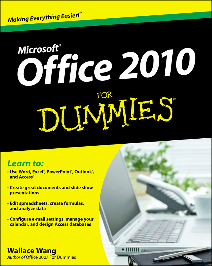 Office 2010 for dummies cover image