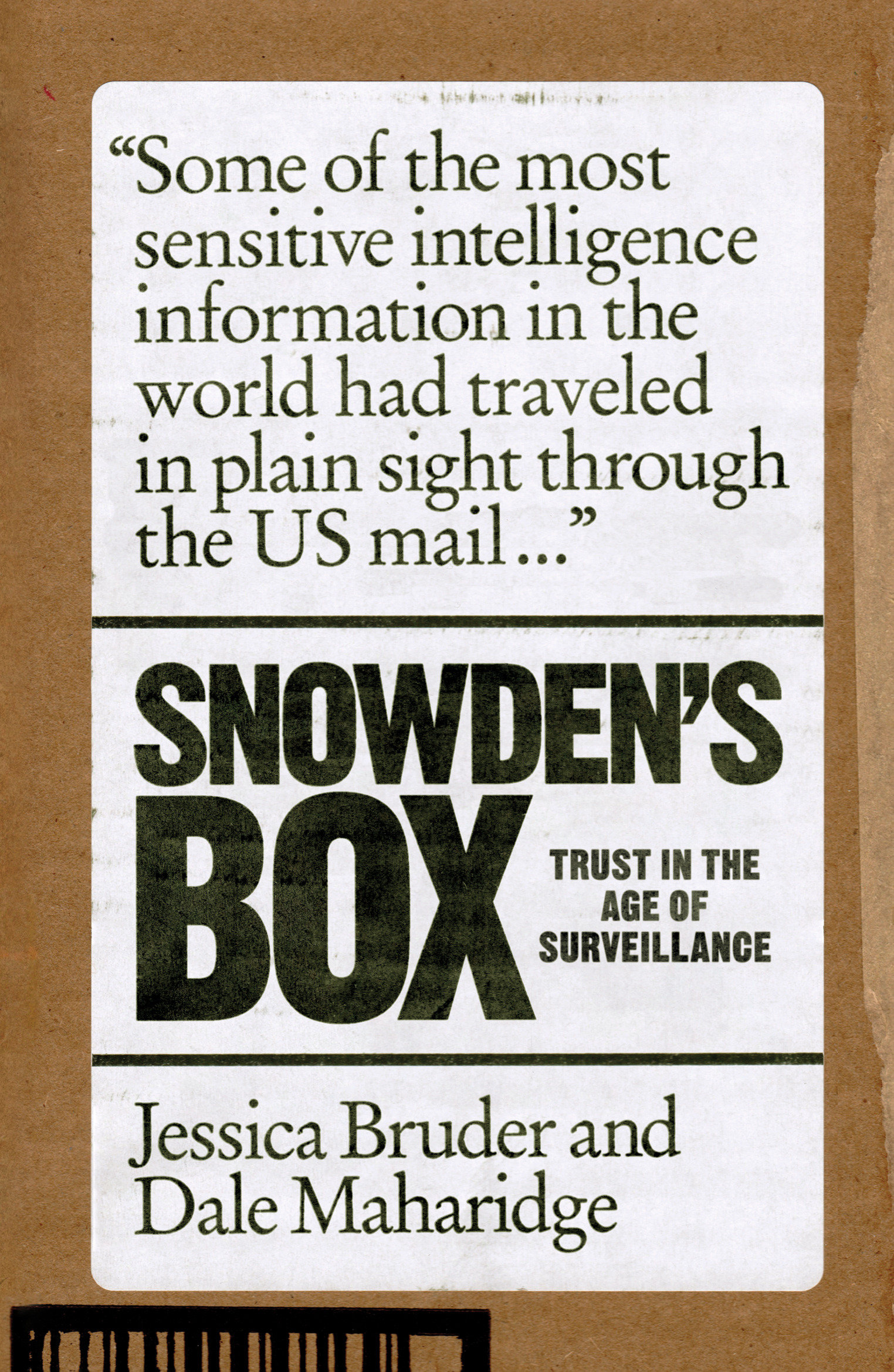 Snowden's Box Trust in the Age of Surveillance cover image