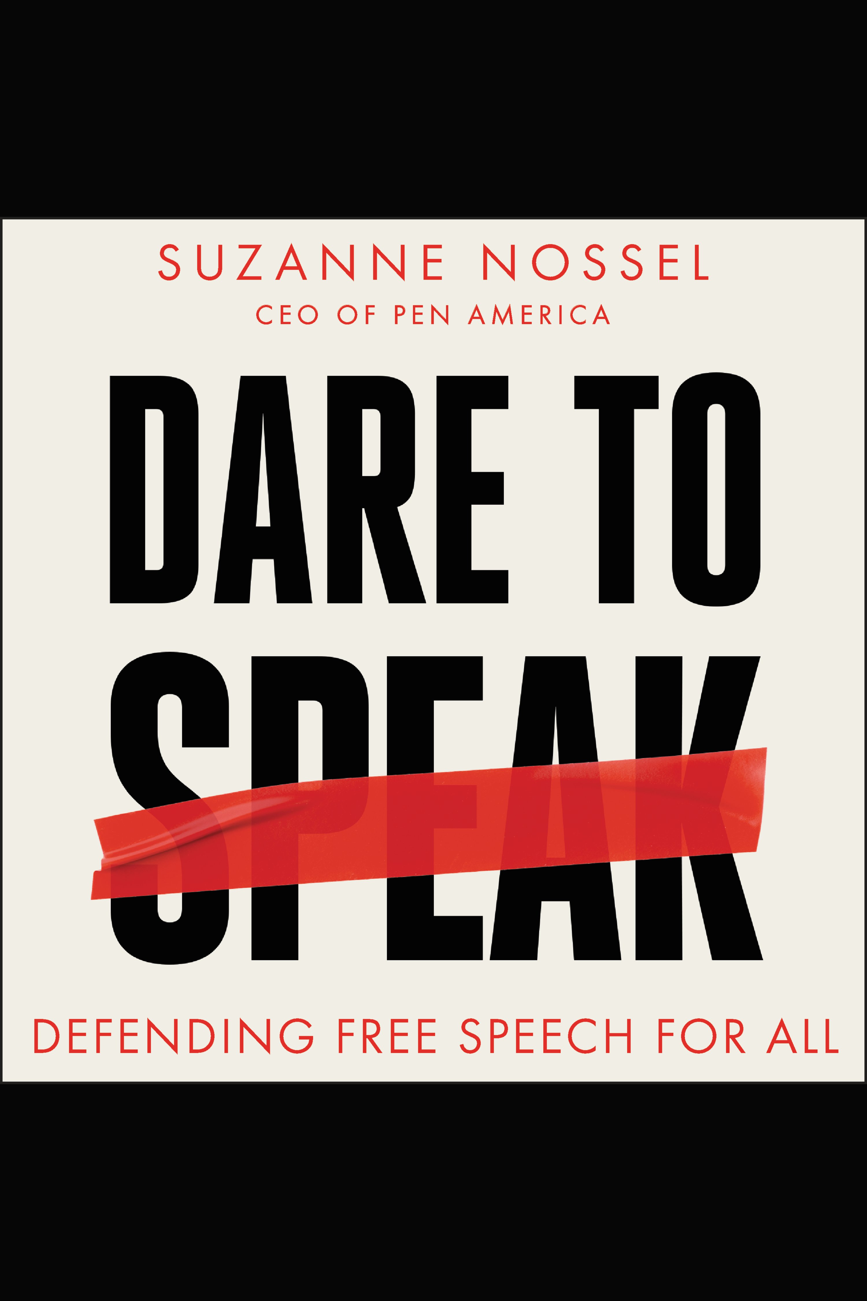 Dare to speak defending free speech for all cover image
